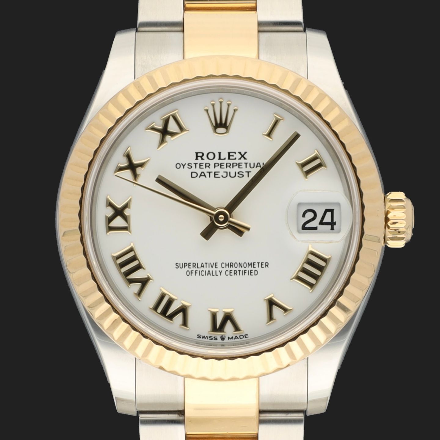 Rolex Datejust 31 278273 (2020) - Wit wijzerplaat 31mm Goud/Staal (2/8)