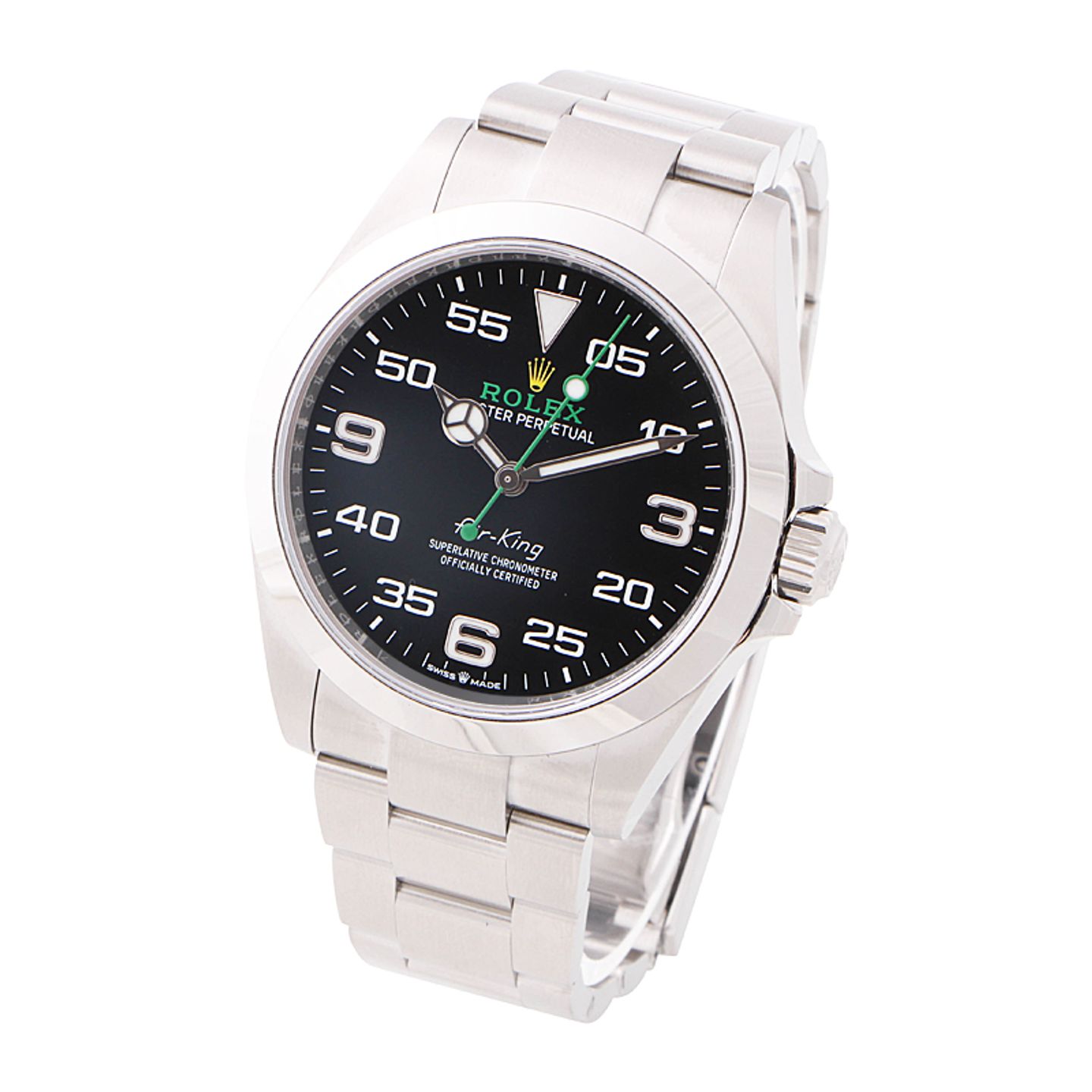 Rolex Air-King 126900 (2023) - Black dial 40 mm Steel case (2/4)