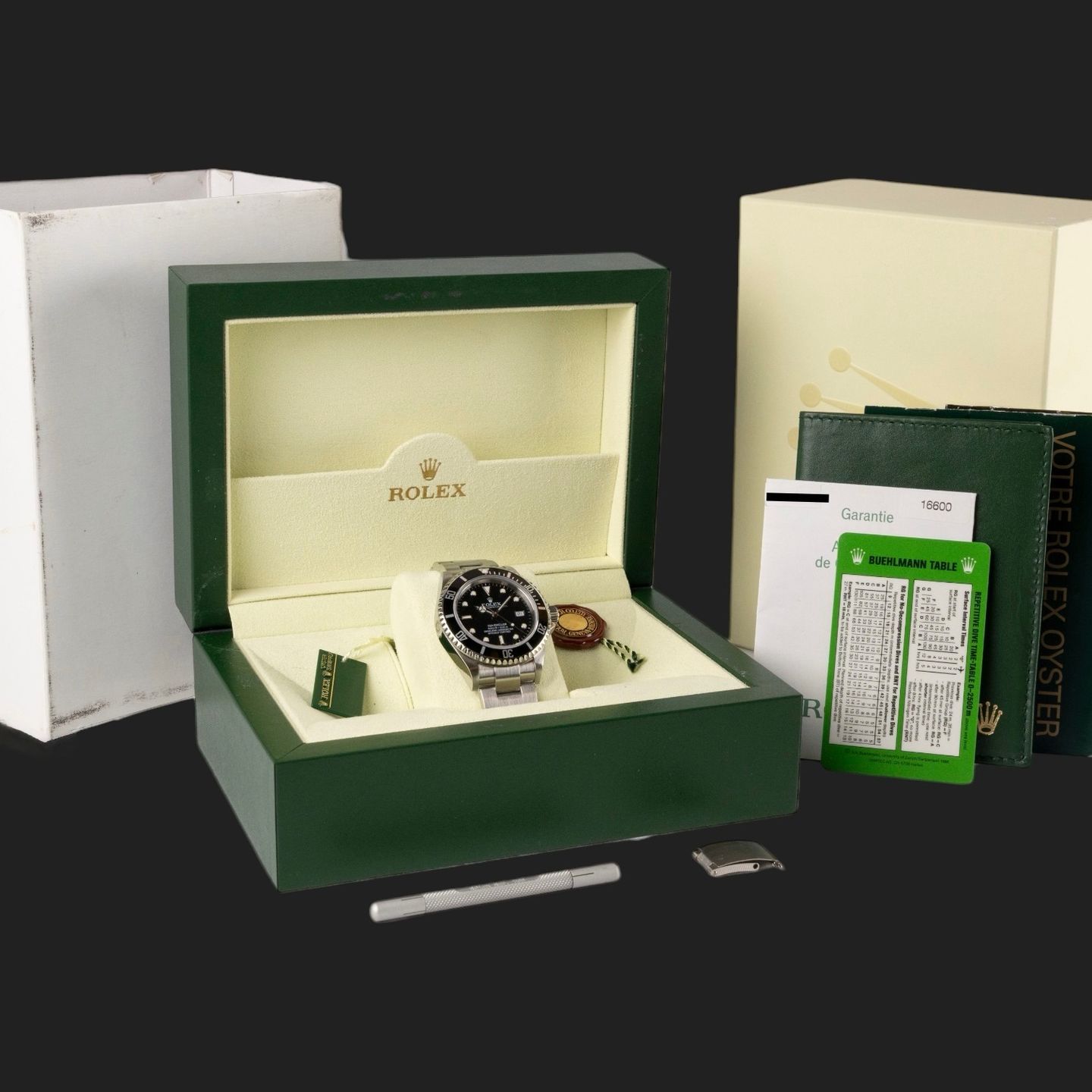 Rolex Sea-Dweller 4000 16600 (2006) - Black dial 40 mm Steel case (8/8)