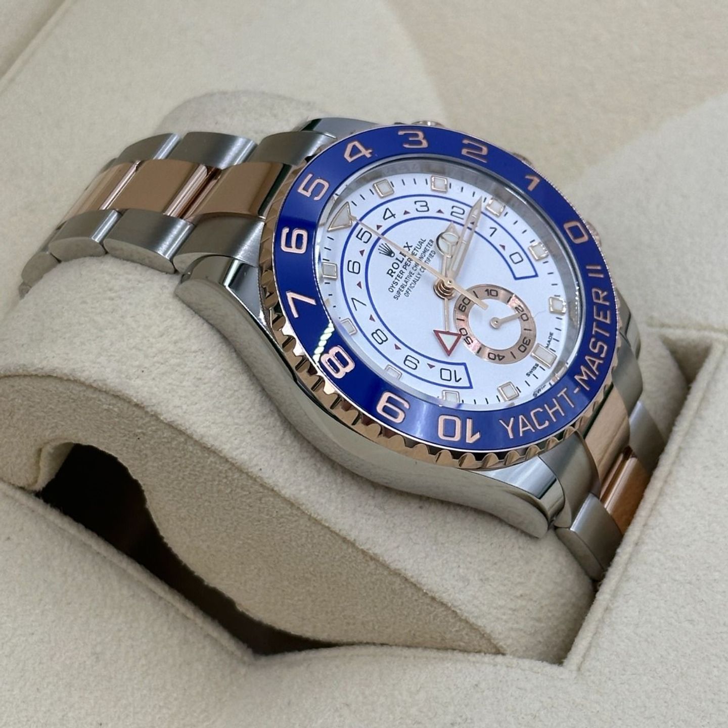 Rolex Yacht-Master II 116681 (2020) - Wit wijzerplaat 44mm Staal (6/8)