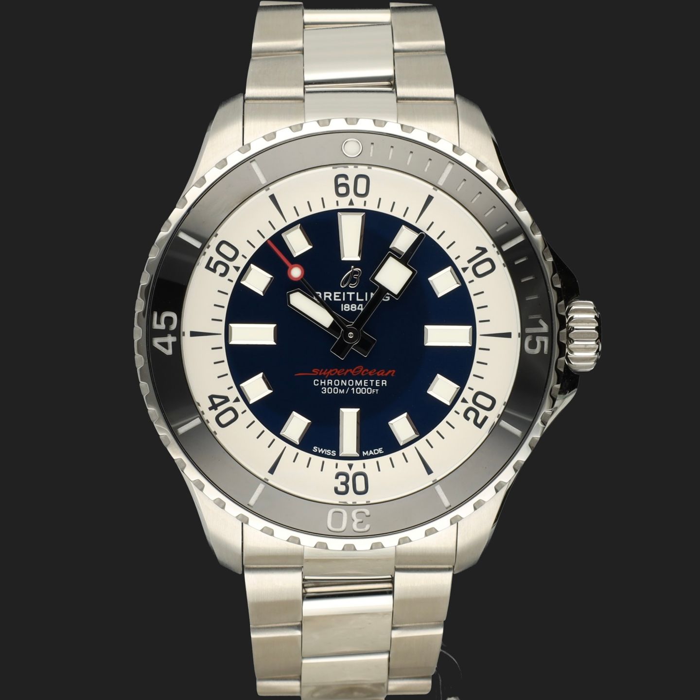 Breitling Superocean 44 A17376211C1A1 (2023) - Blue dial 44 mm Steel case (3/8)