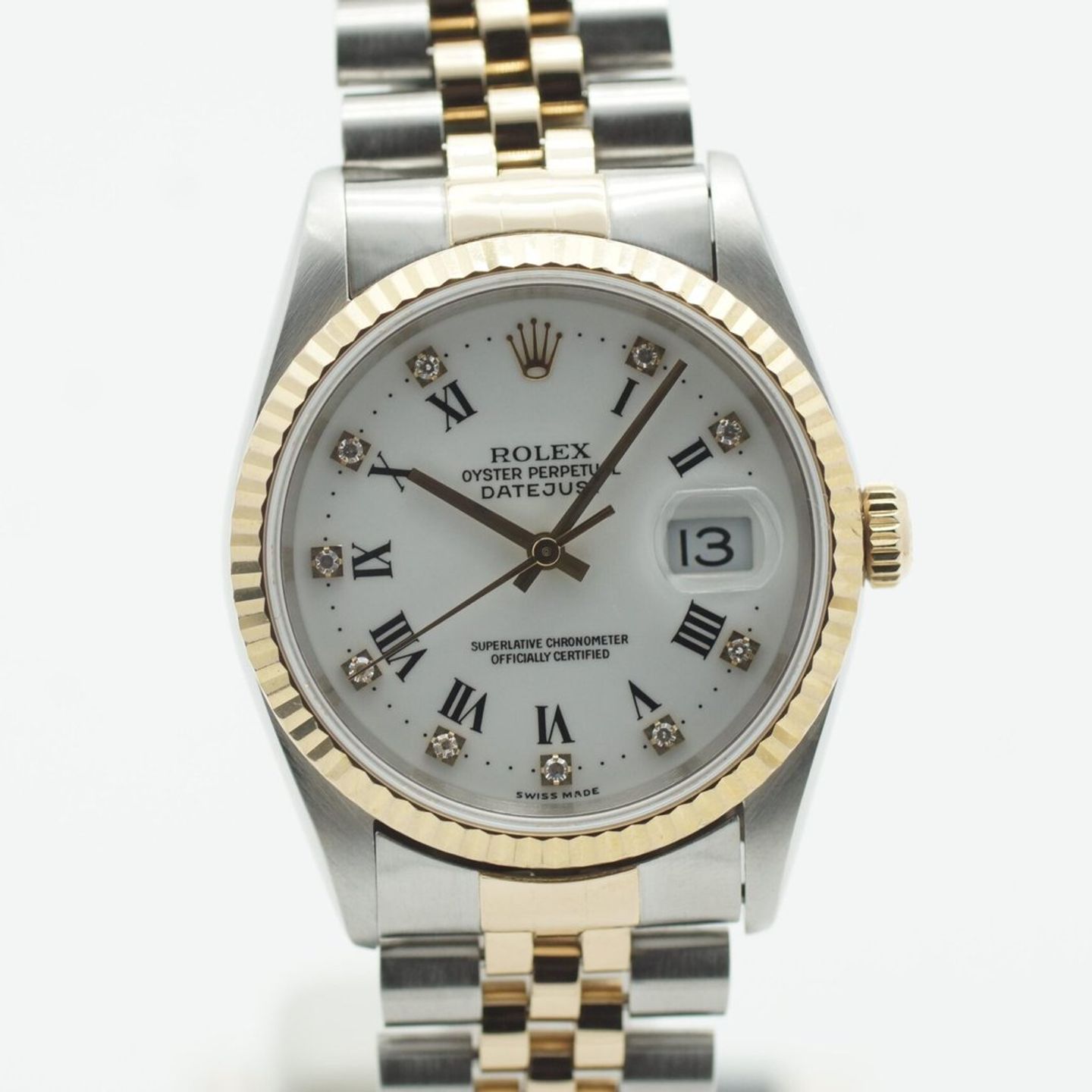 Rolex Datejust 36 16233 (2001) - 36mm Goud/Staal (2/8)