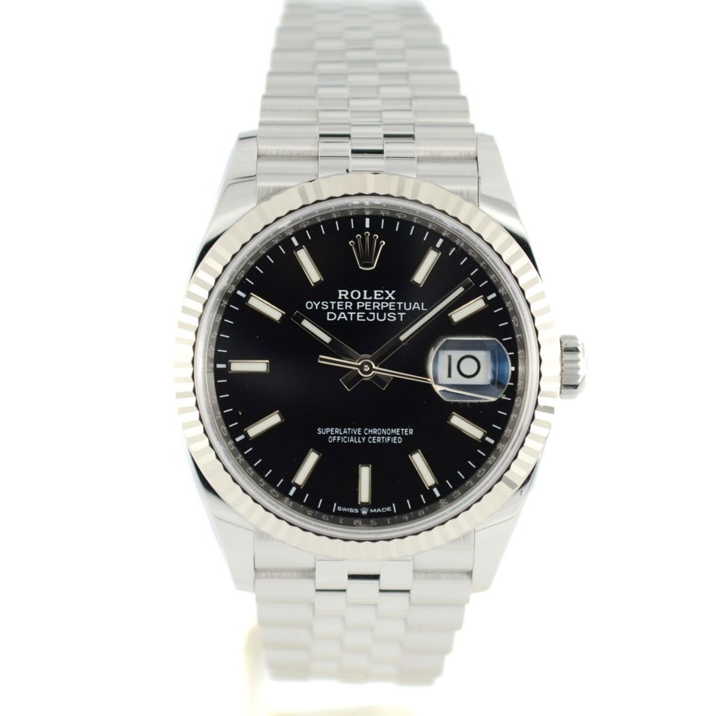 Rolex Datejust 36 126234 (2020) - Zwart wijzerplaat 36mm Staal (1/7)