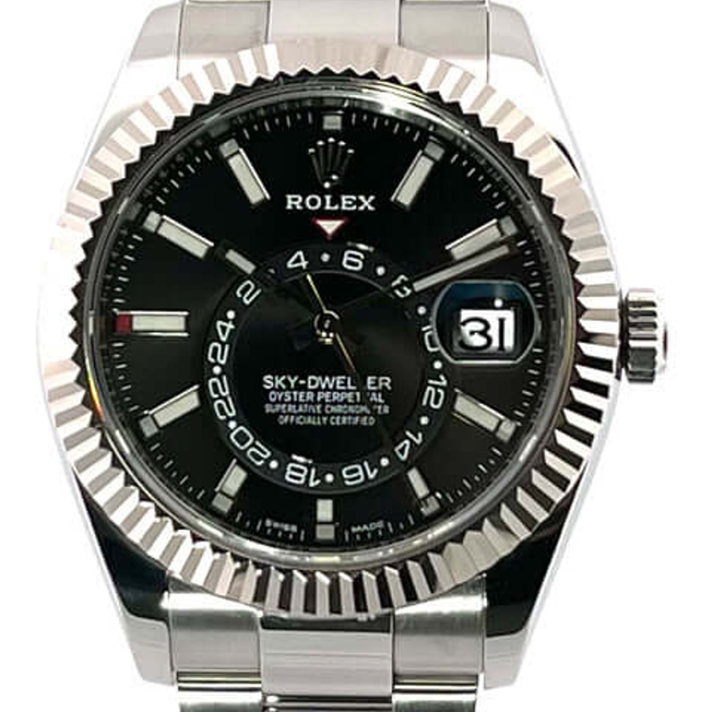 Rolex Sky-Dweller 326934 (2019) - Zwart wijzerplaat 42mm Staal (1/8)