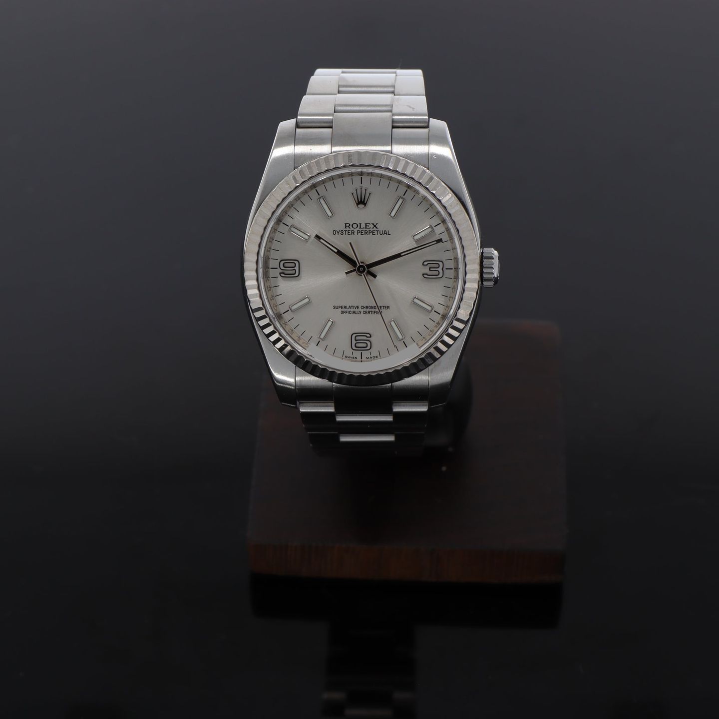 Rolex Oyster Perpetual 36 116034 (2009) - Silver dial 36 mm Steel case (2/8)
