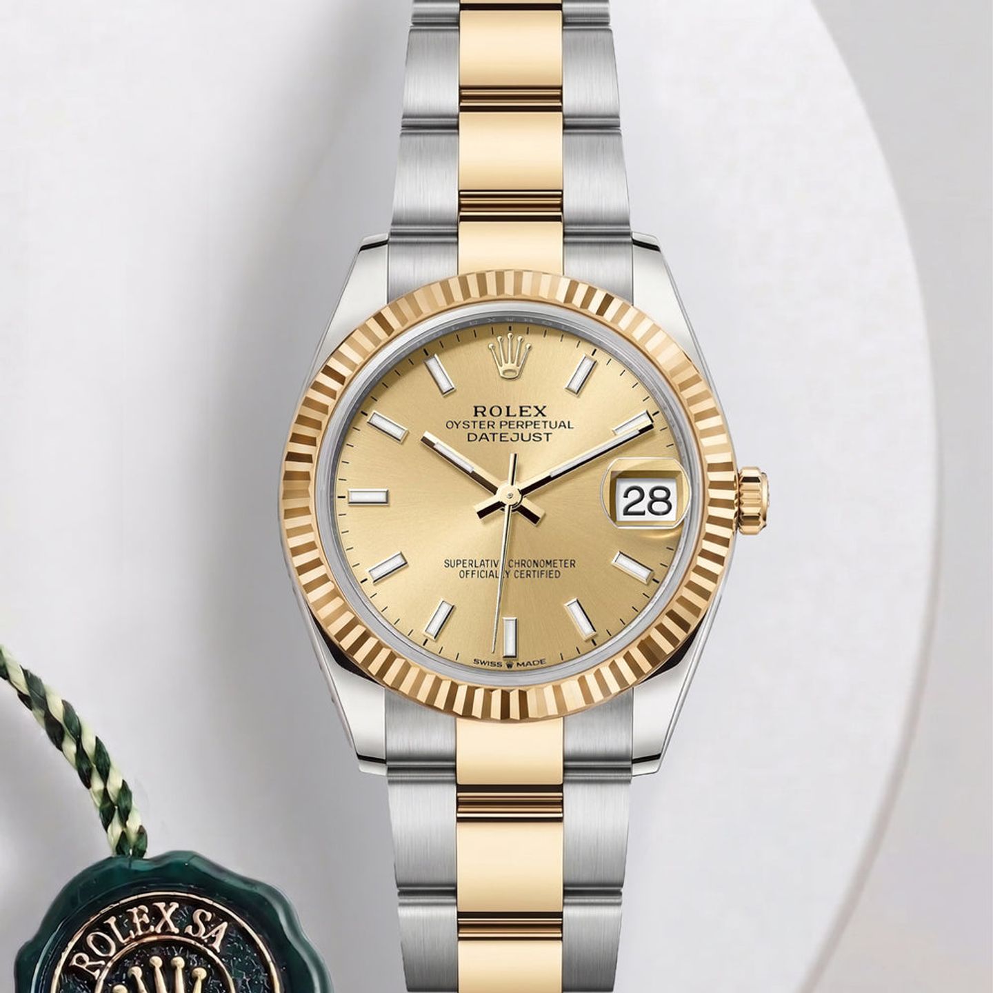 Rolex Datejust 31 278273 (2026) - Champagne dial 31 mm Gold/Steel case (1/1)