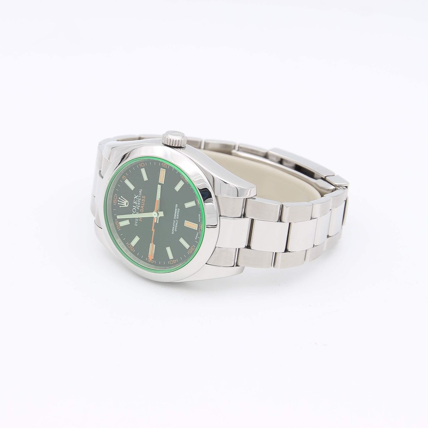 Rolex Milgauss 116400GV (Unknown (random serial)) - 40 mm Steel case (4/7)