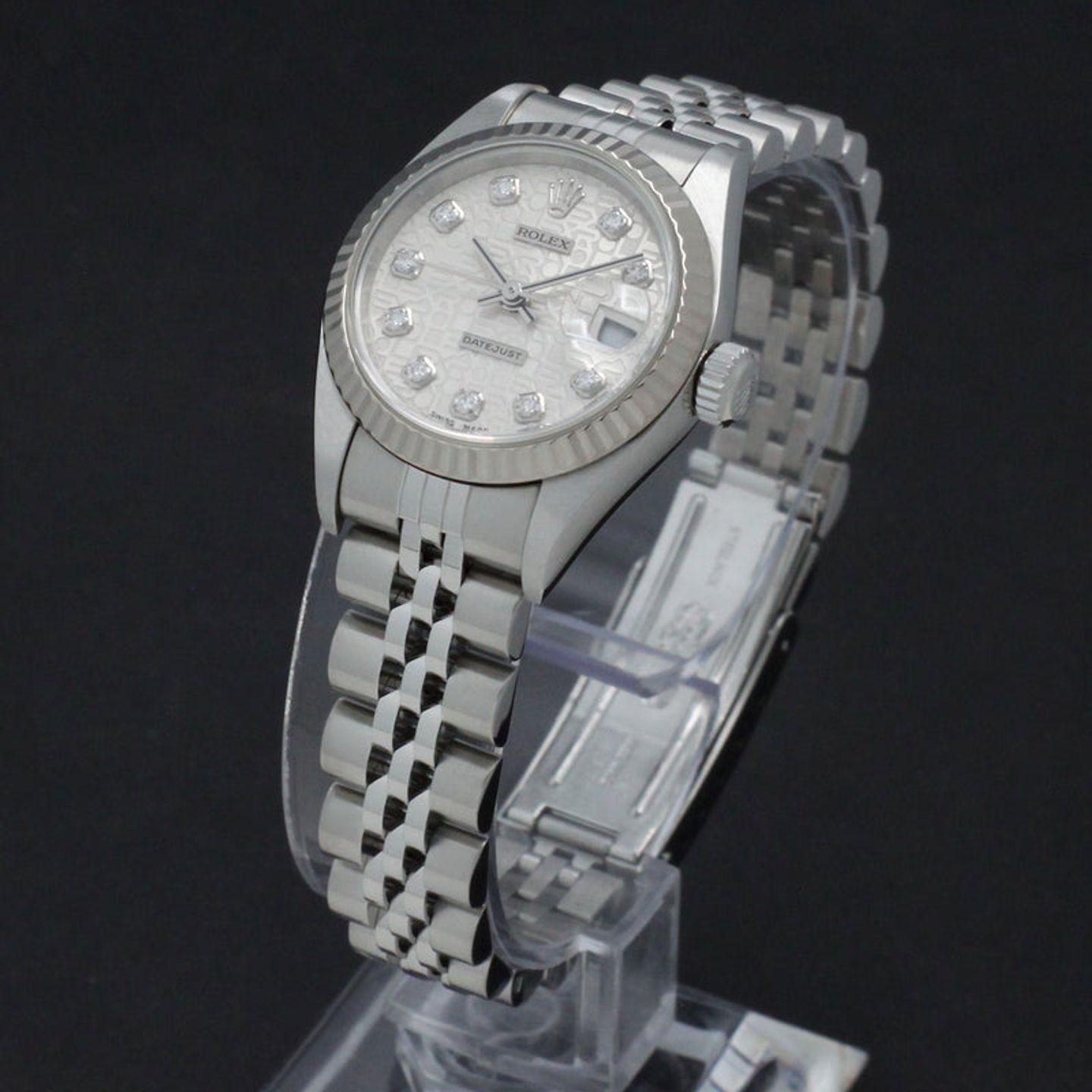 Rolex Lady-Datejust 79174 (2001) - Silver dial 26 mm Steel case (5/7)