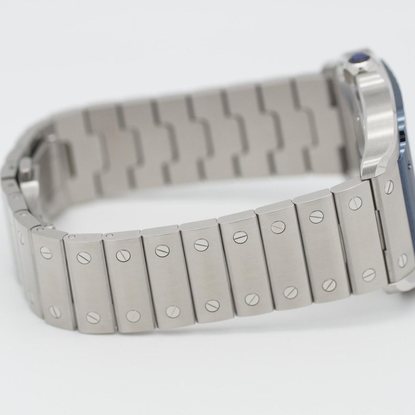 Cartier Santos WSSA0048 (2023) - Blue dial 40 mm Steel case (6/8)