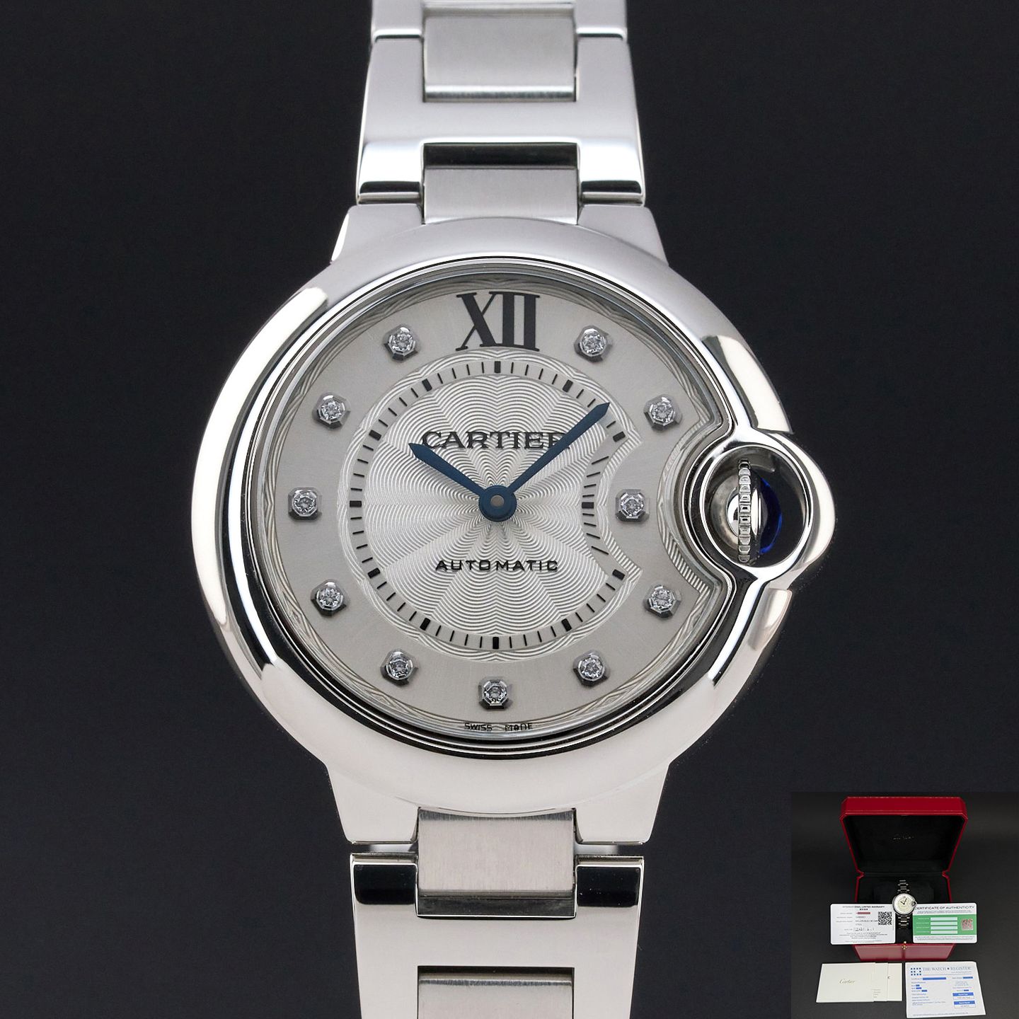 Cartier Ballon Bleu 33mm W4BB0021 - (1/8)