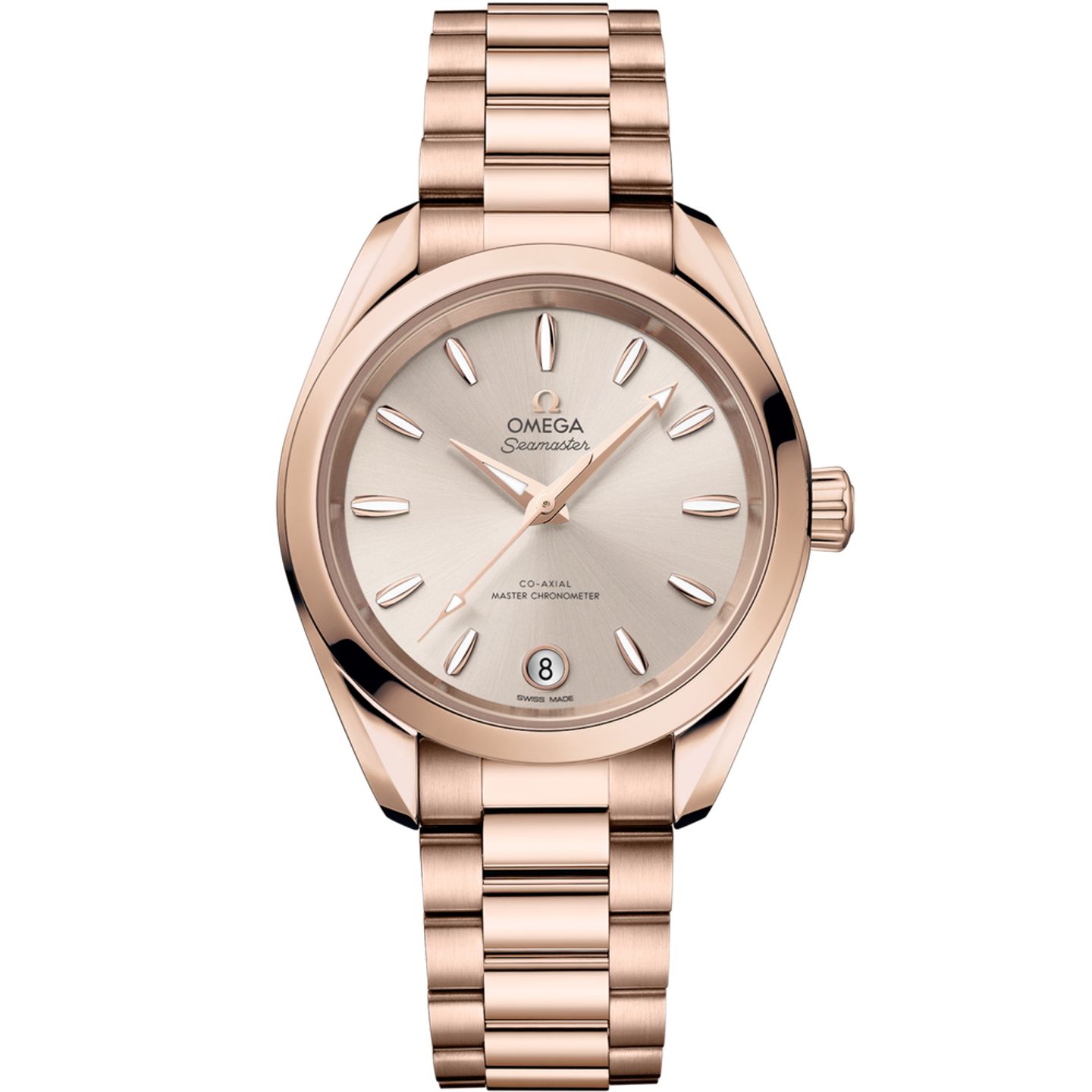 Omega Seamaster Aqua Terra 220.50.34.20.09.001 (2025) - Roze wijzerplaat 34mm Roségoud (1/1)