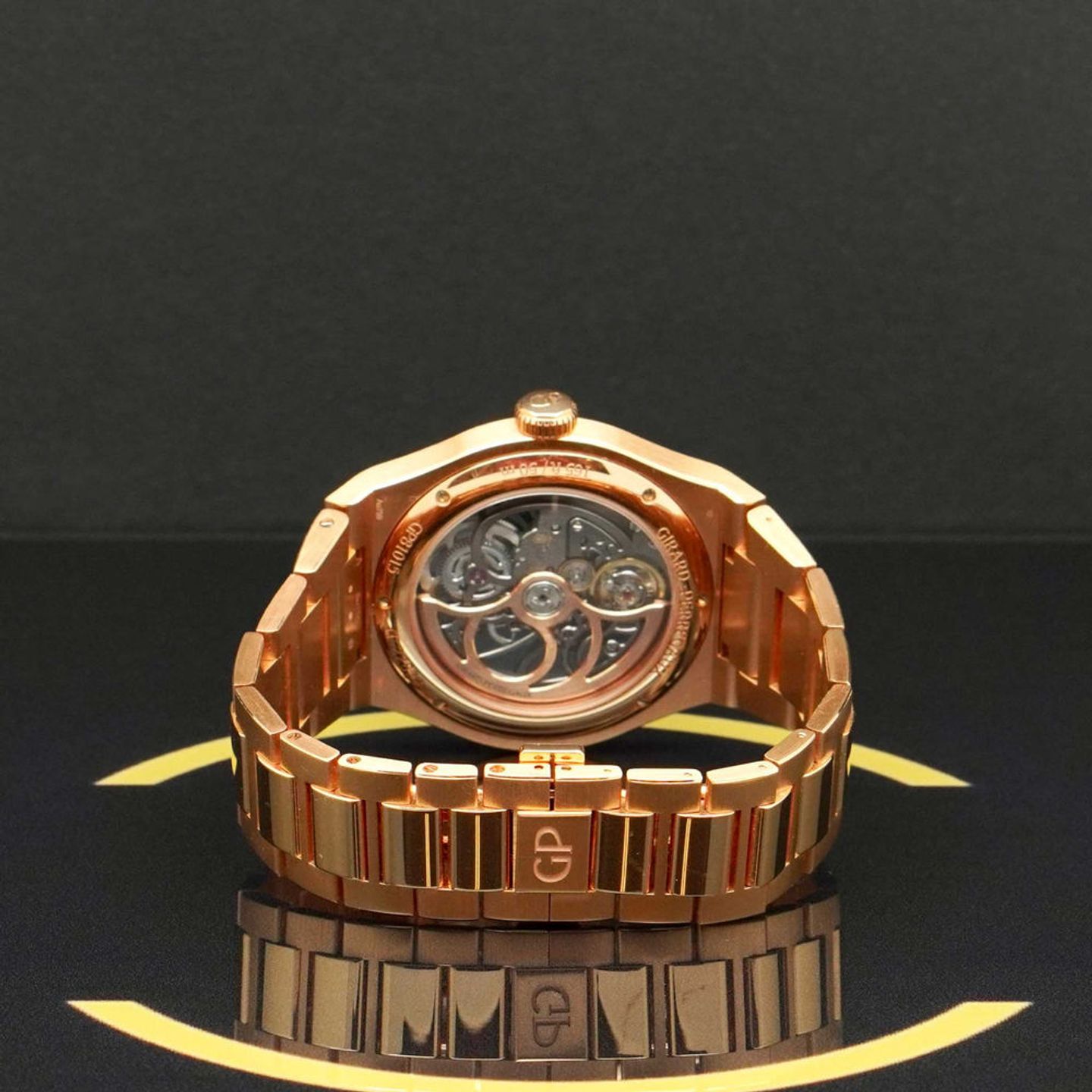 Girard-Perregaux Laureato 81015-52-002-52A (2023) - Transparant wijzerplaat 43mm Roségoud (7/7)