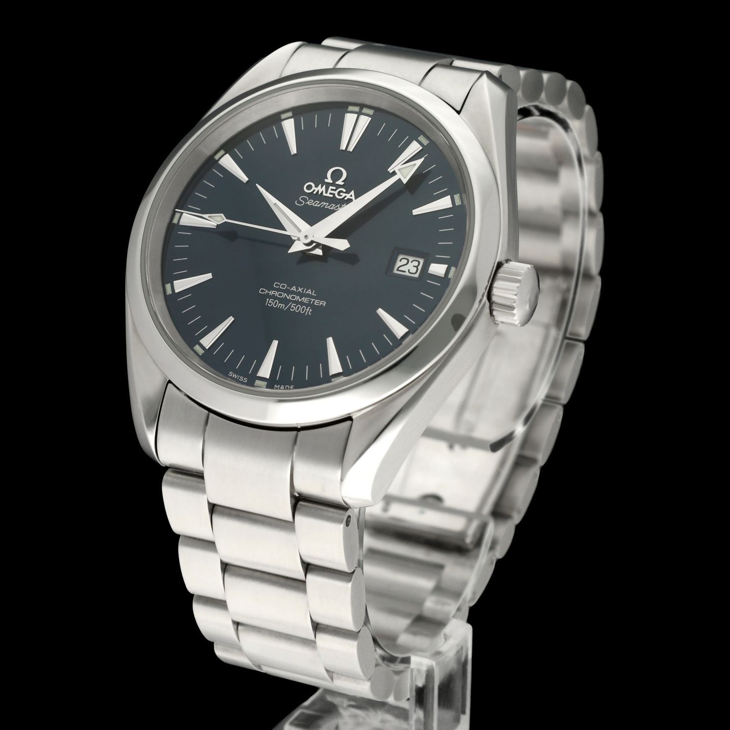 Omega Seamaster Aqua Terra 2503.80.00 (2006) - Blue dial 39 mm Steel case (2/8)