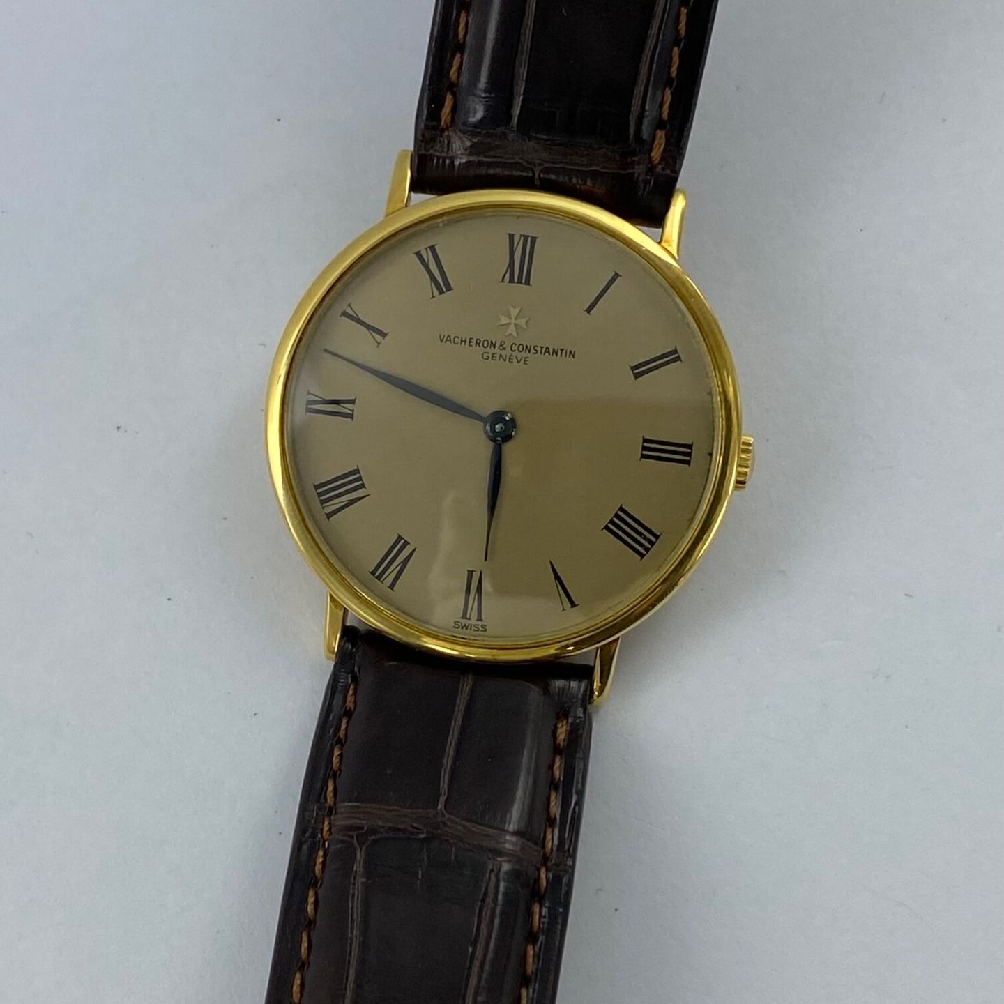 Vacheron Constantin Vintage - (1960) - Gold dial 33 mm Yellow Gold case (5/7)