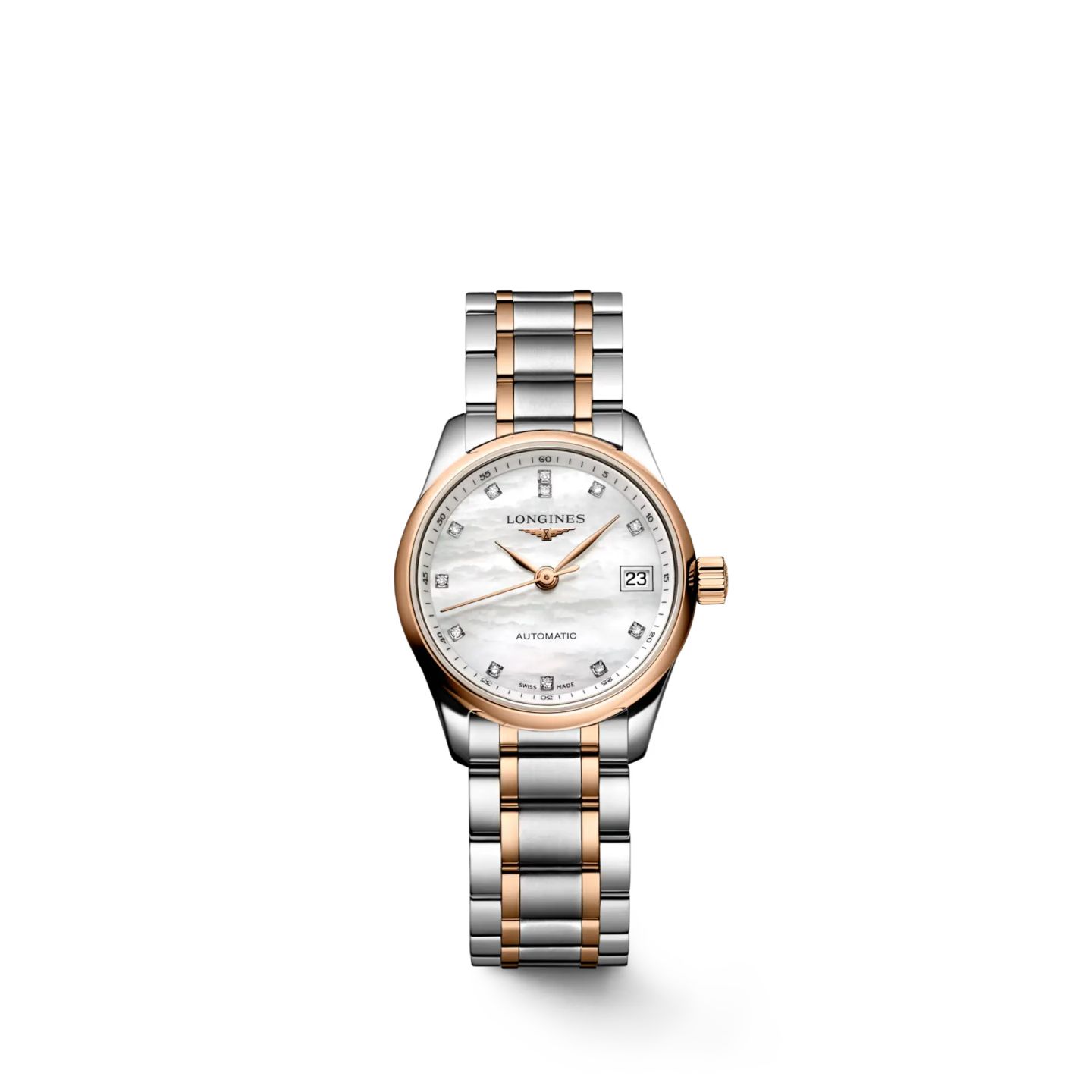 Longines Master Collection L2.128.5.89.7 (2025) - Pearl dial 26 mm Gold/Steel case (1/1)