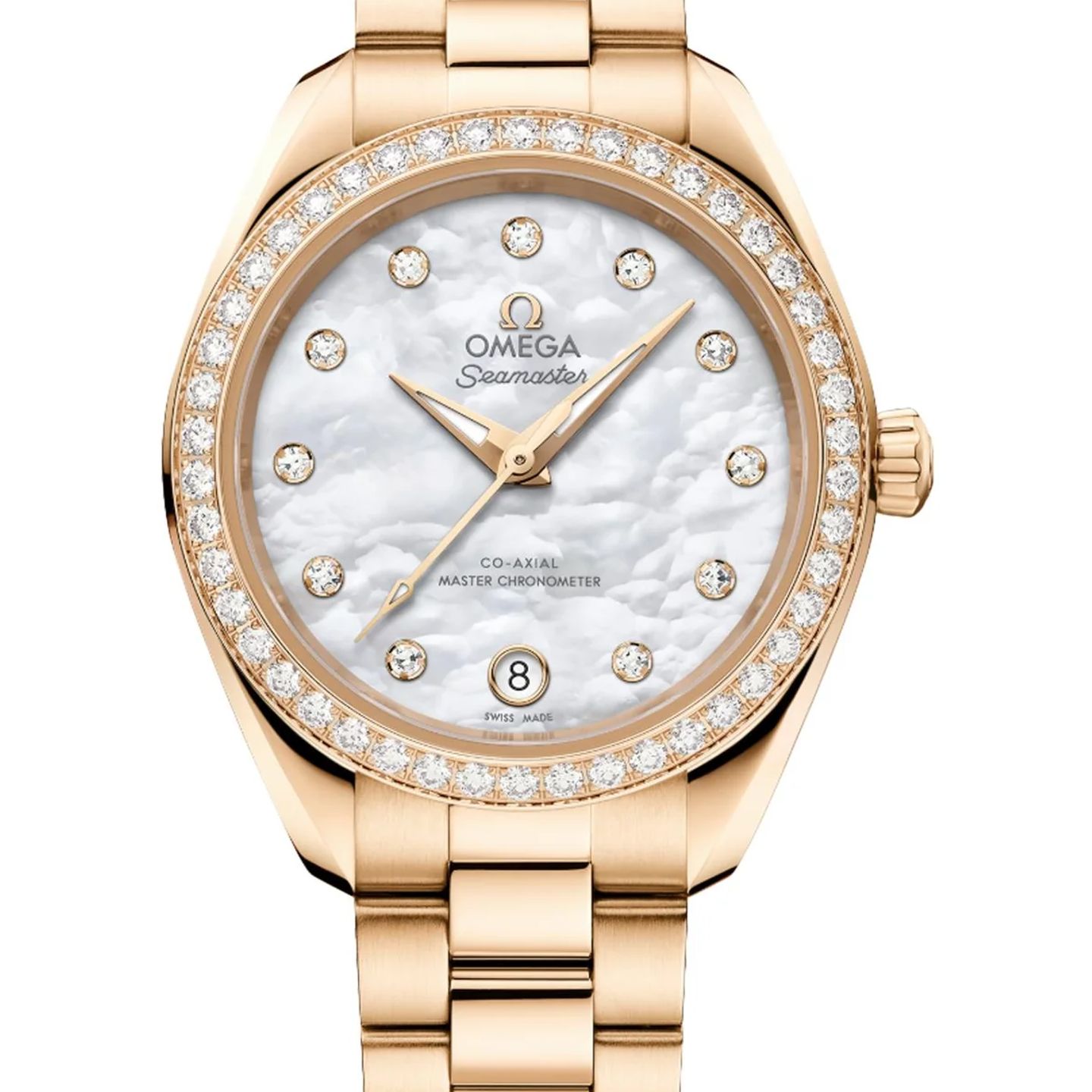 Omega Seamaster Aqua Terra 220.55.30.20.55.001 (2026) - Wit wijzerplaat 30mm Geelgoud (1/1)