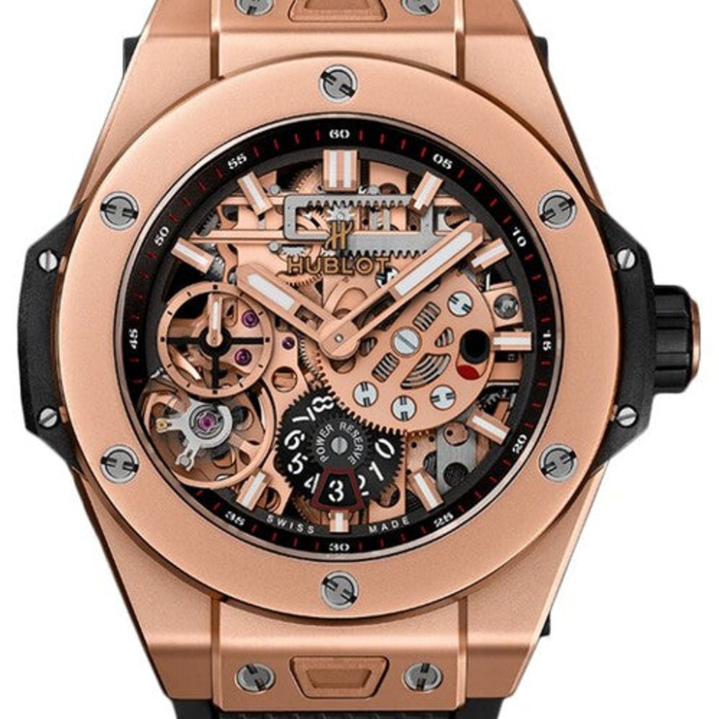 Hublot Big Bang Meca-10 414.OI.1123.RX (2026) - Transparent dial 45 mm Rose Gold case (1/1)