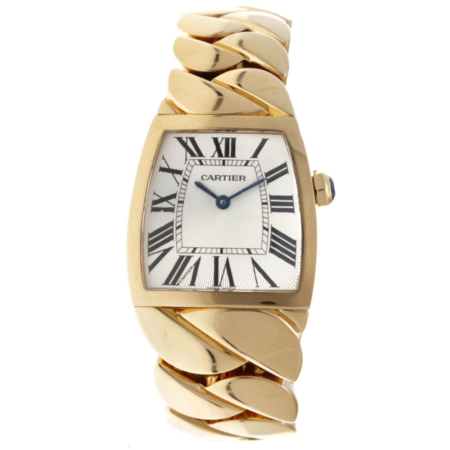 Cartier La Dona de Cartier 2836 (Onbekend (willekeurig serienummer)) - Zilver wijzerplaat 28mm Geelgoud (1/5)