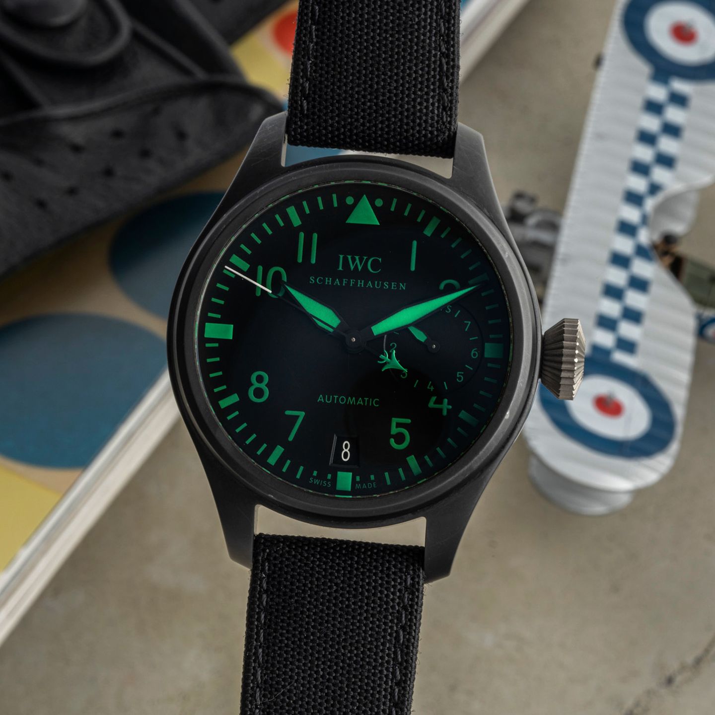 IWC Big Pilot Top Gun IW501903 (Unknown (random serial)) - Black dial 49 mm Ceramic case (3/8)