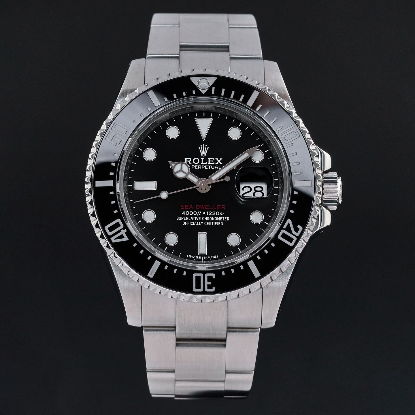 Rolex Sea-Dweller 126600 (2017) - Zwart wijzerplaat 43mm Staal (3/7)