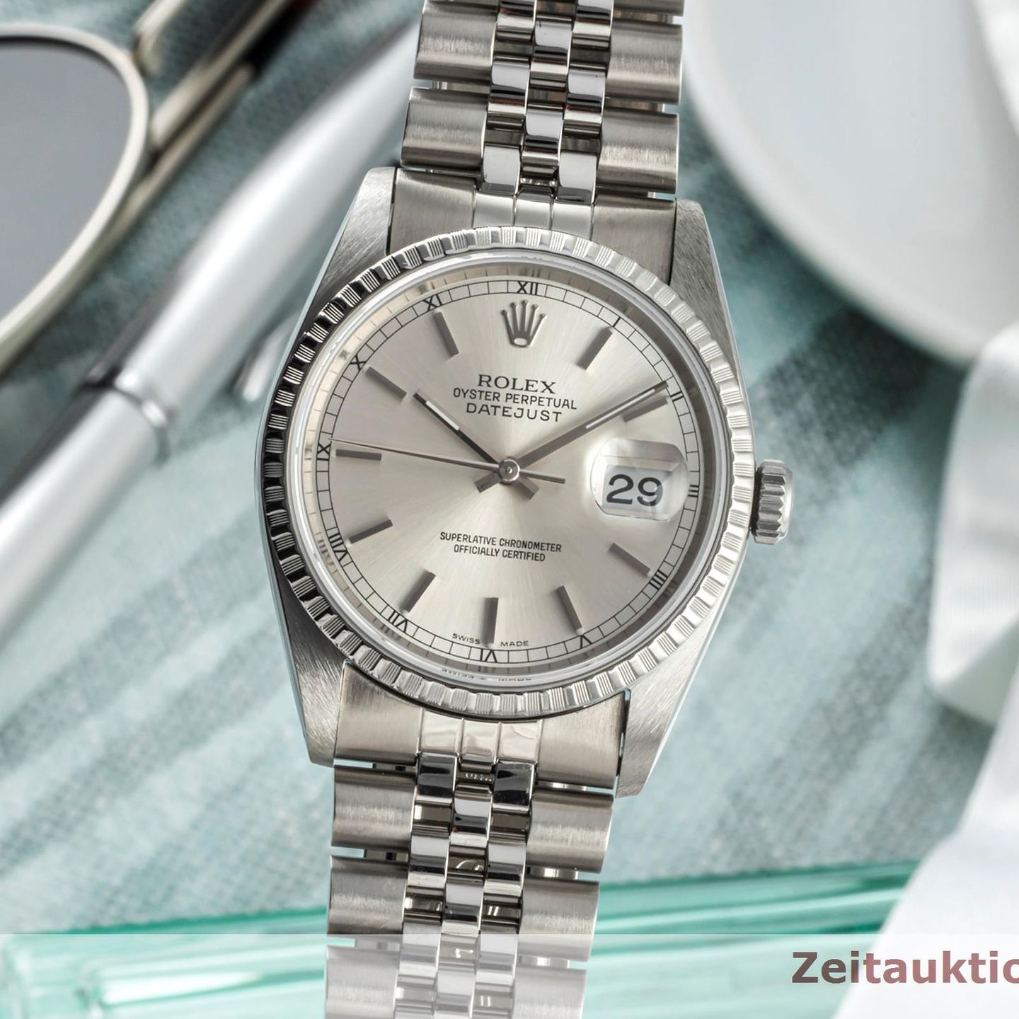 Rolex Datejust 36 16220 (1992) - 36mm Staal (3/8)