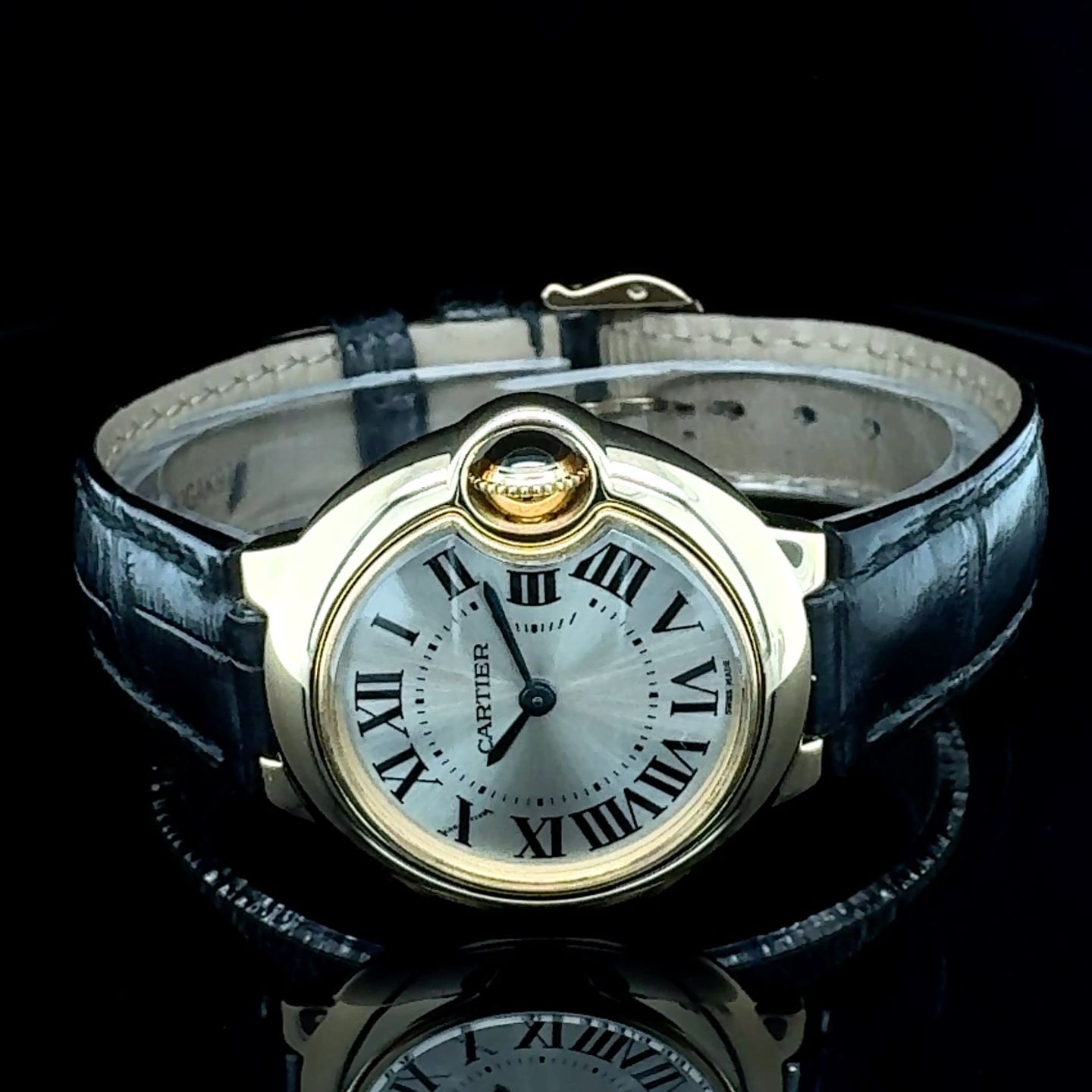 Cartier Ballon Bleu 28mm 3006 (2016) - 29mm Geelgoud (2/8)