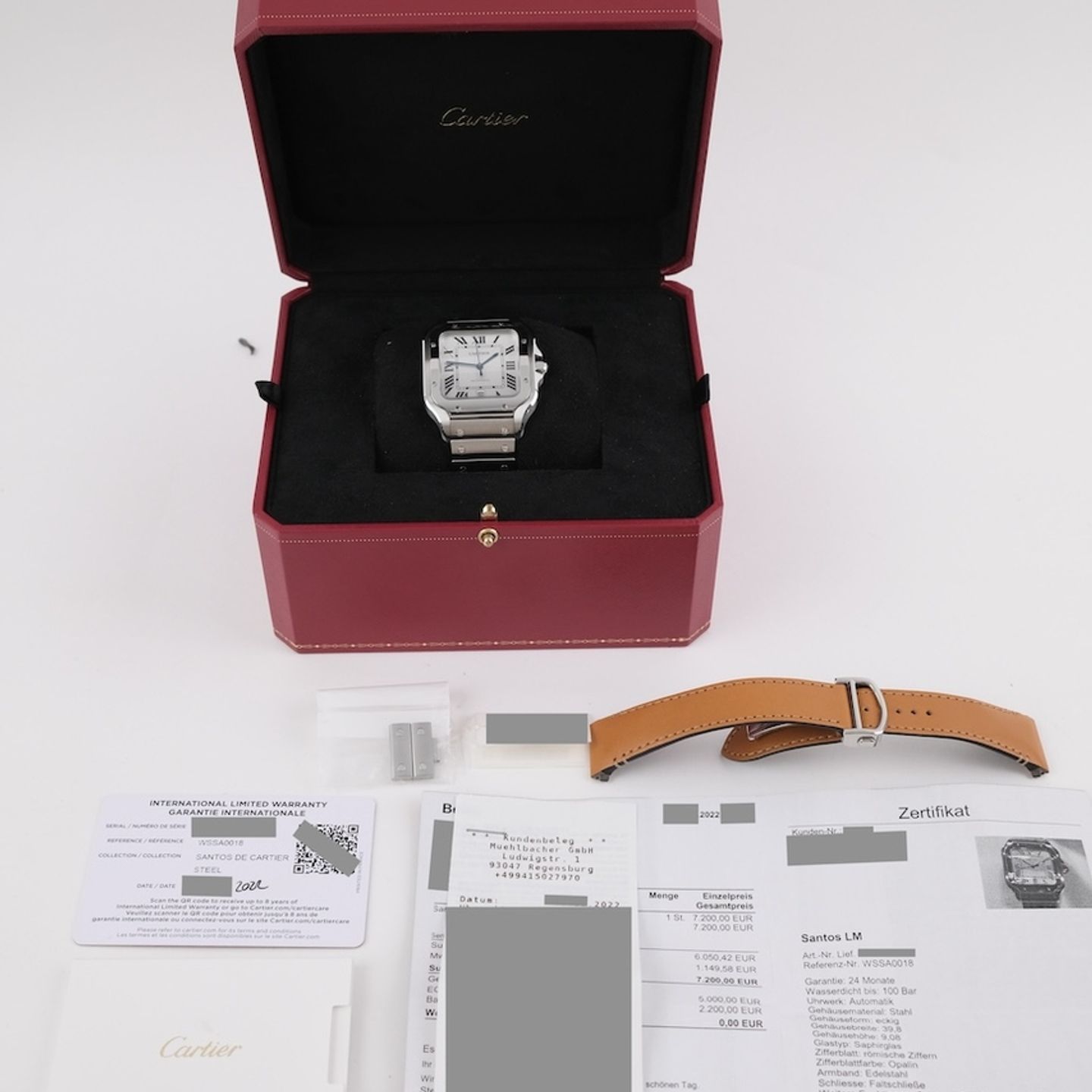 Cartier Santos WSSA0018 - (8/8)