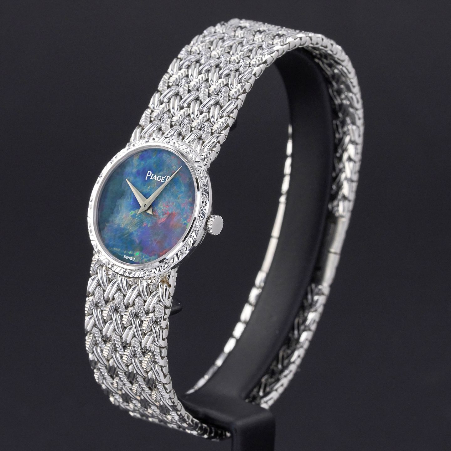 Piaget Vintage 924D7 (Unknown (random serial)) - White dial 24 mm White Gold case (4/8)