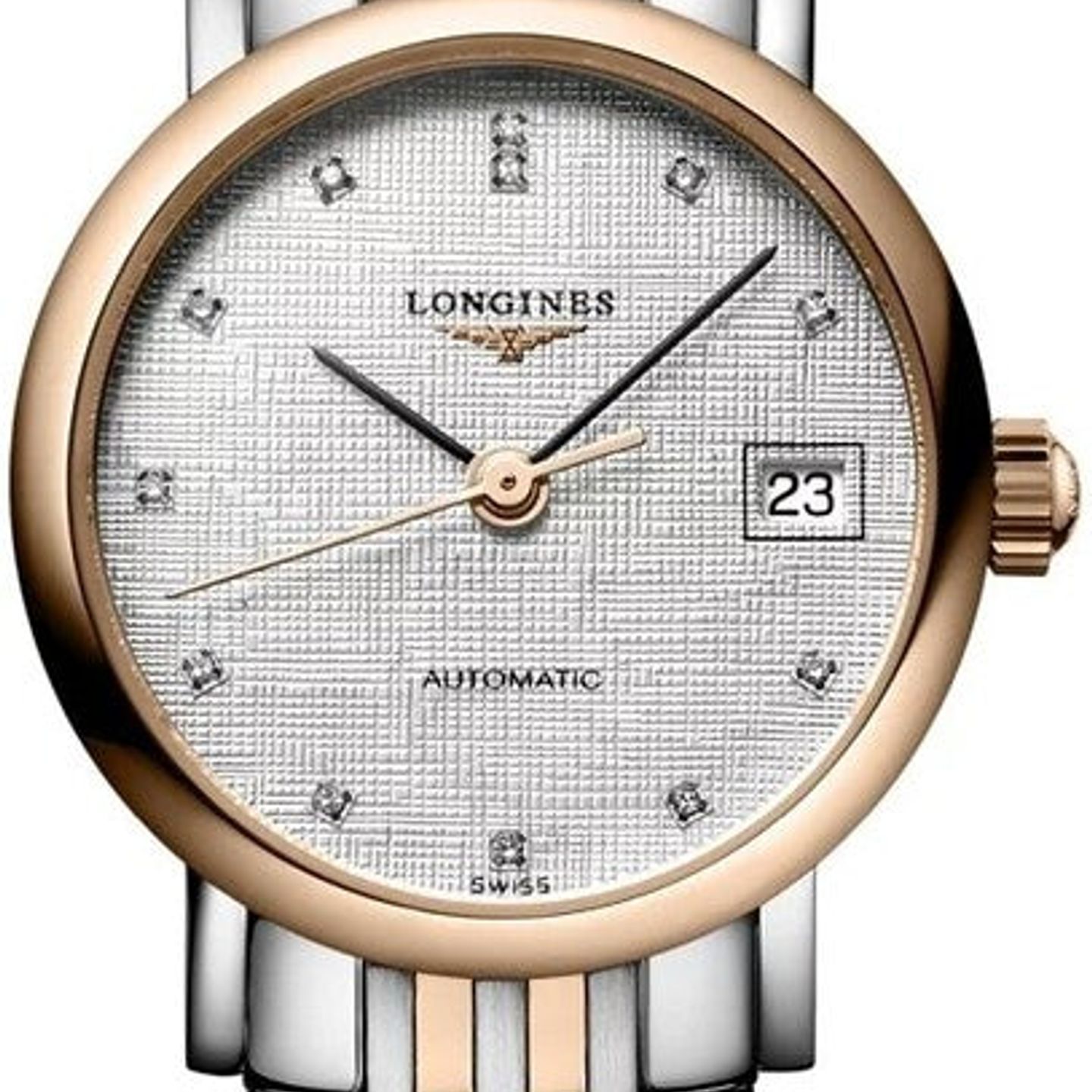 Longines Elegant L4.309.5.79.7 (2026) - Silver dial 26 mm Gold/Steel case (1/1)