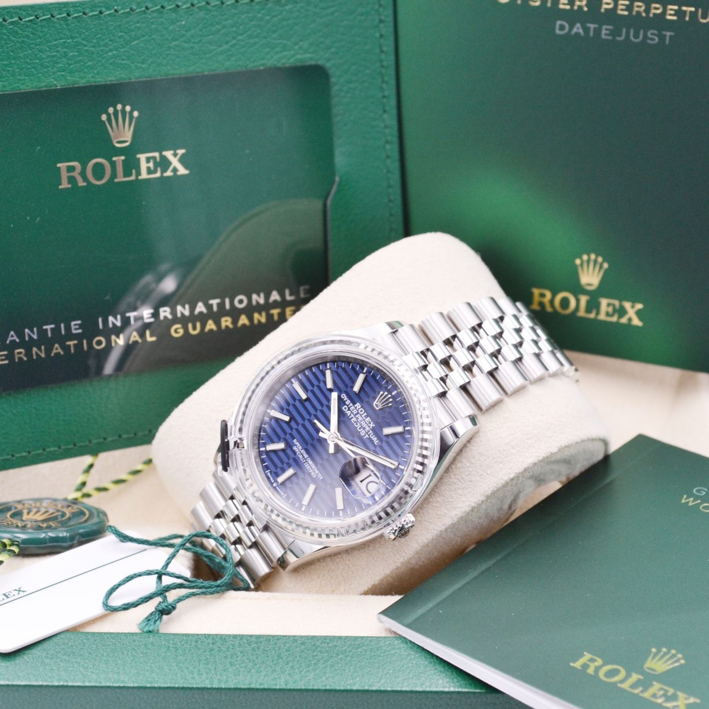Rolex Datejust 36 126234 (2023) - Blue dial 36 mm Steel case (7/7)