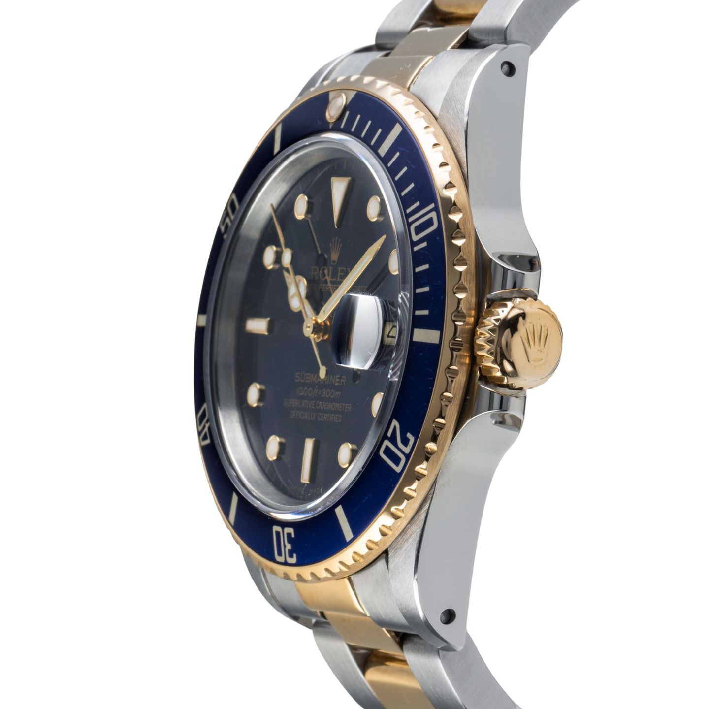 Rolex Submariner Date 16803 (1987) - 40 mm Gold/Steel case (6/8)