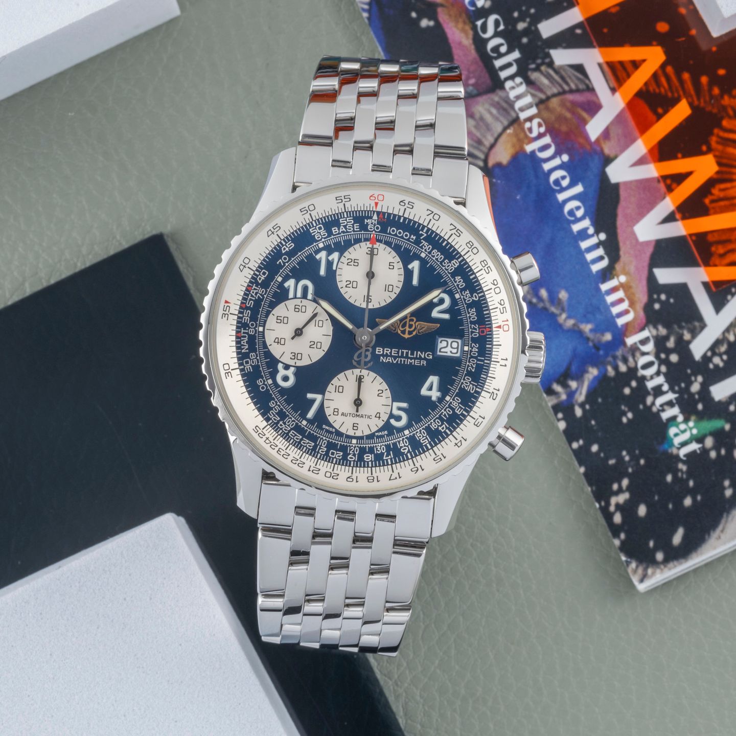Breitling Old Navitimer A13322 (2000) - 41mm Staal (1/8)