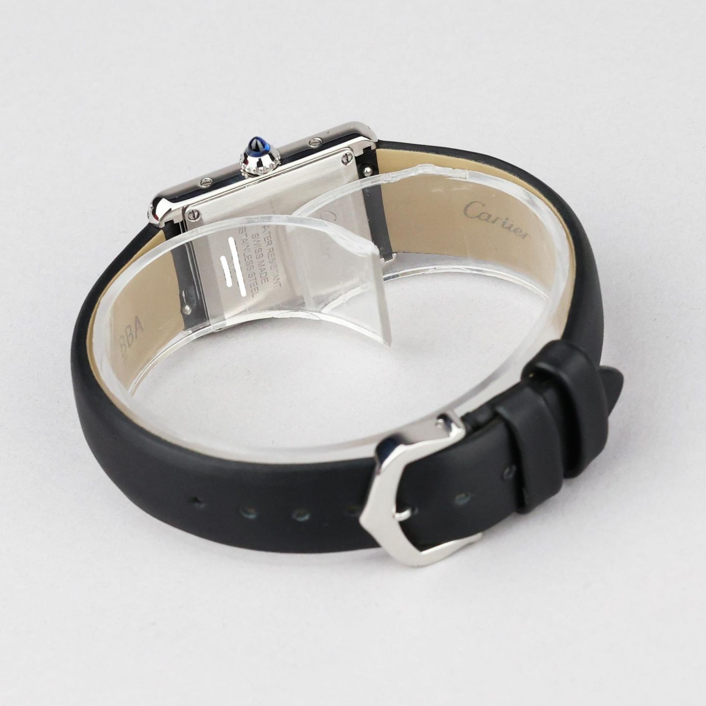 Cartier Tank W4TA0016 (2023) - White dial 27 mm Steel case (6/8)