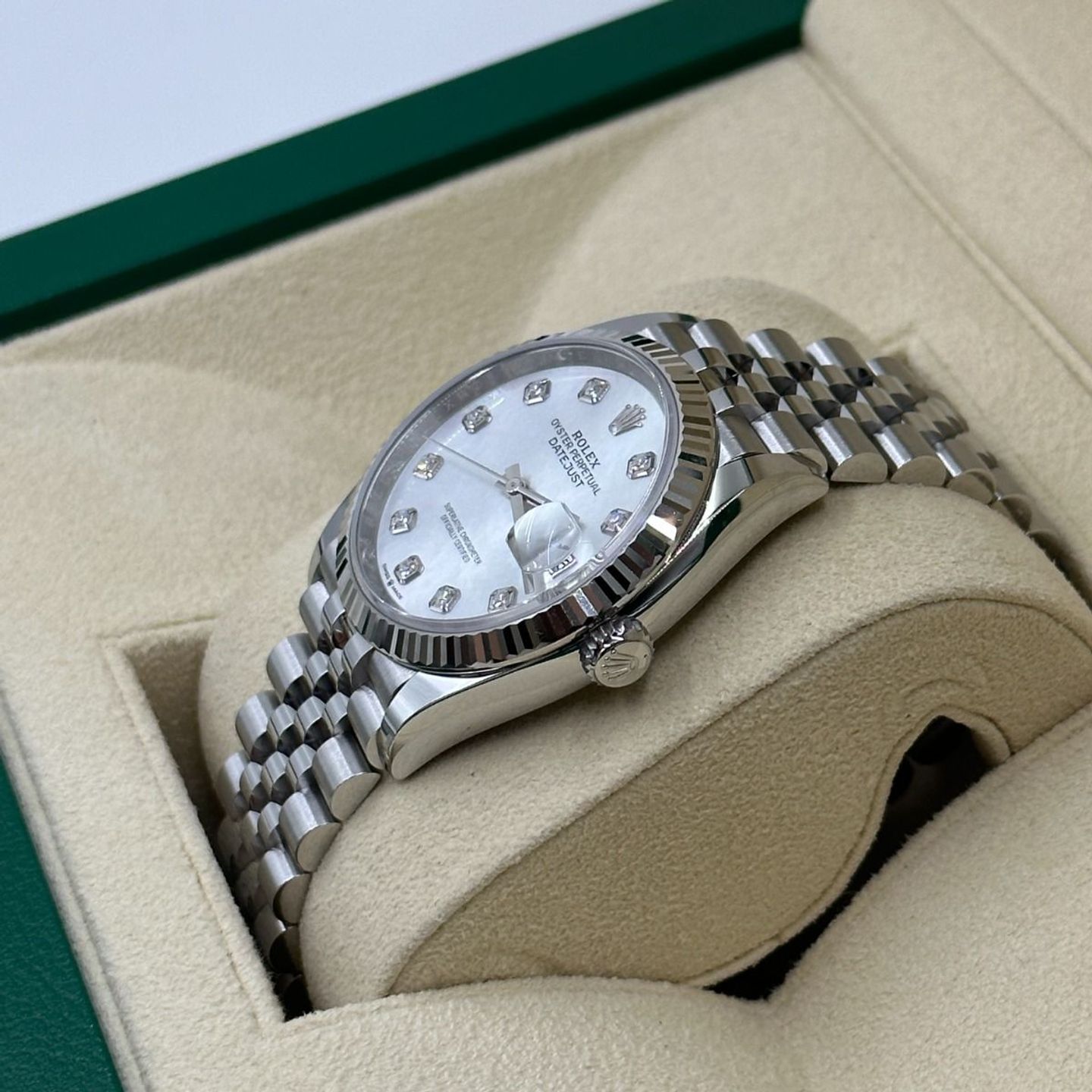 Rolex Datejust 36 126234 (2024) - Pearl dial 36 mm Steel case (6/8)