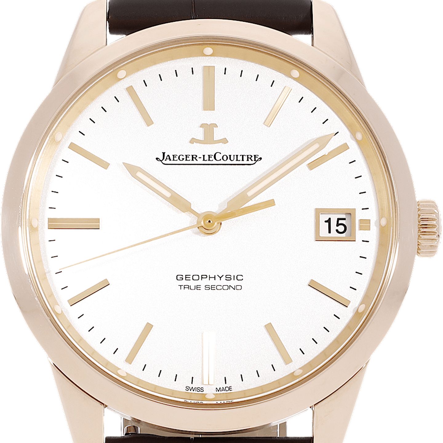 Jaeger-LeCoultre Geophysic Q8012520 (2020) - Zilver wijzerplaat 39mm Roségoud (1/5)