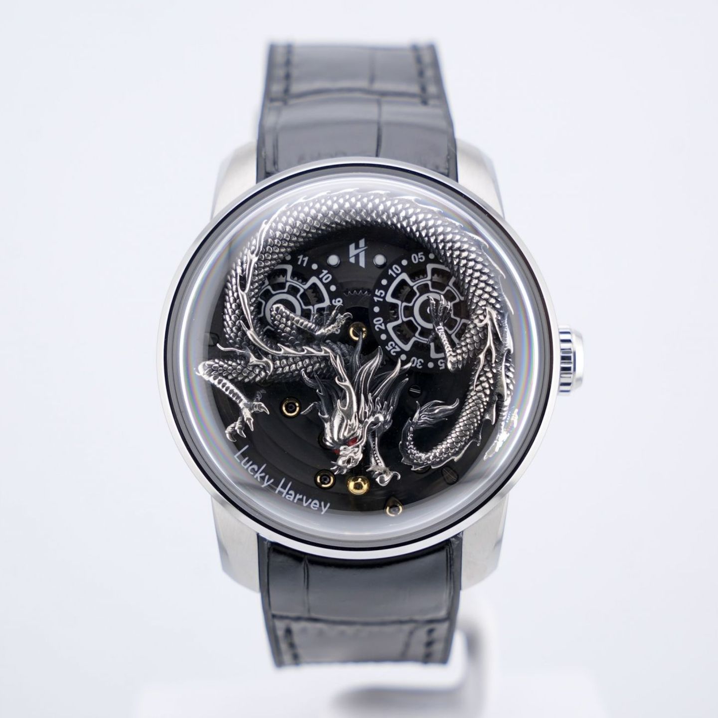 Lucky harvey Unknown Silver Dragon (2025) - Black dial 43 mm Steel case (1/8)