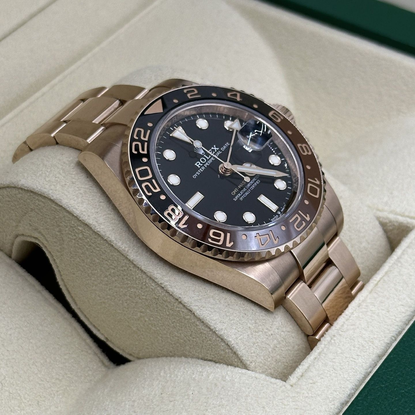 Rolex GMT-Master II 126715CHNR (Unknown (random serial)) - Black dial 40 mm Rose Gold case (7/8)