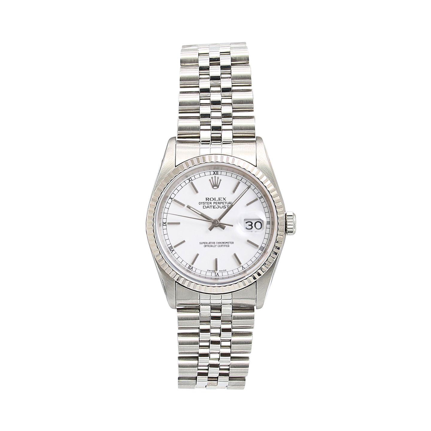 Rolex Datejust 36 16234 (Onbekend (willekeurig serienummer)) - 36mm Staal (1/8)