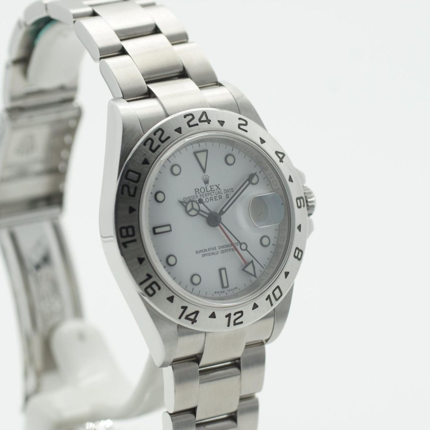 Rolex Explorer II 16570 (2010) - 40 mm Steel case (3/8)