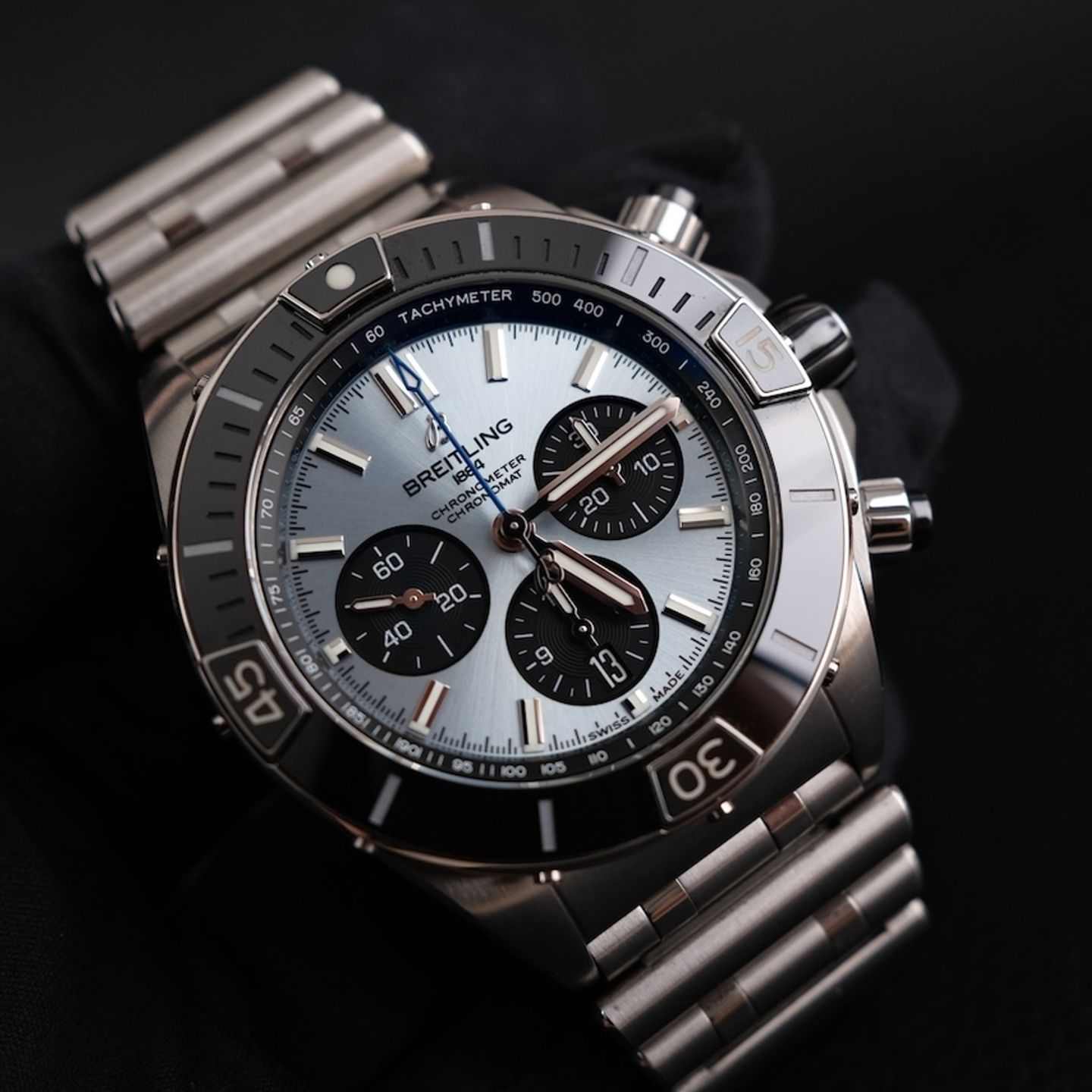 Breitling Chronomat PB0136251C1S1 (2022) - Blue dial 44 mm Steel case (1/8)