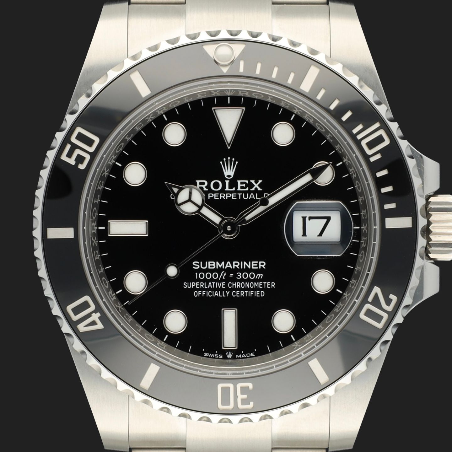 Rolex Submariner Date 126610LN (2024) - Zwart wijzerplaat 41mm Staal (2/8)