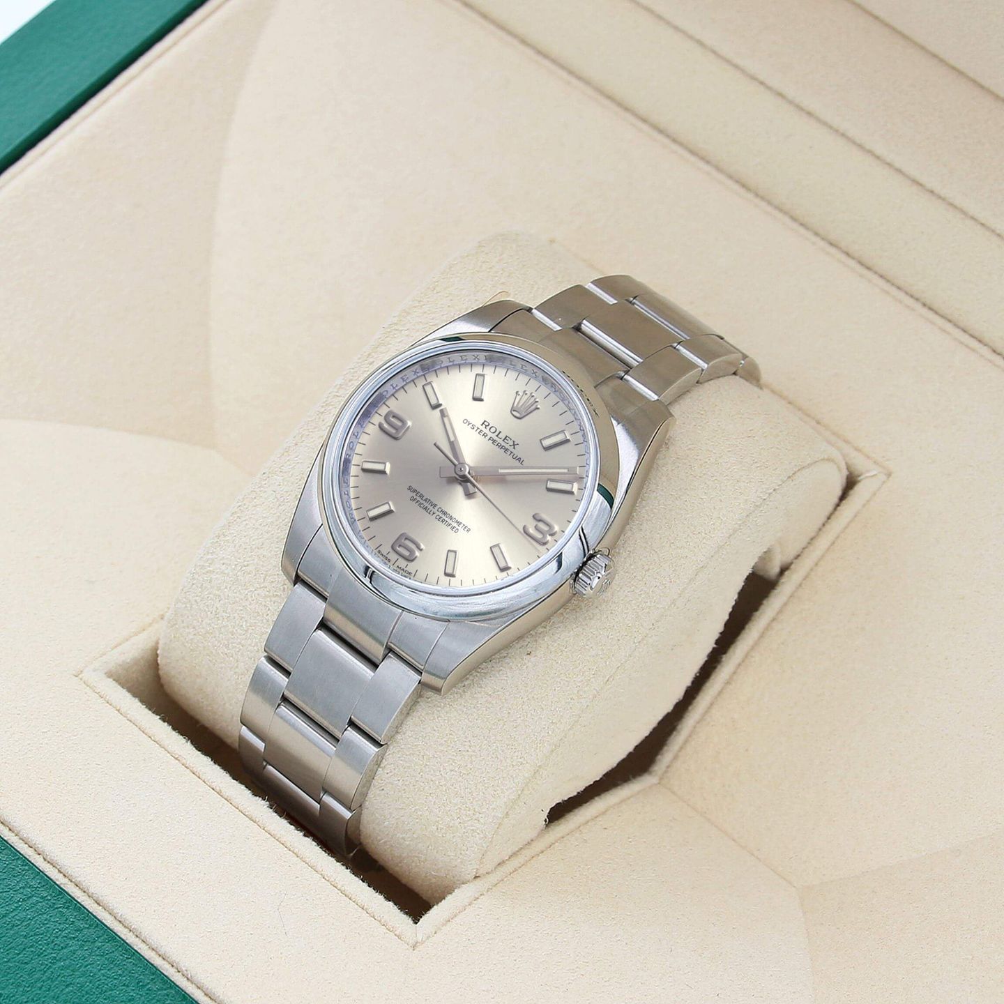 Rolex Oyster Perpetual 34 114200 (Onbekend (willekeurig serienummer)) - 34mm Staal (2/5)