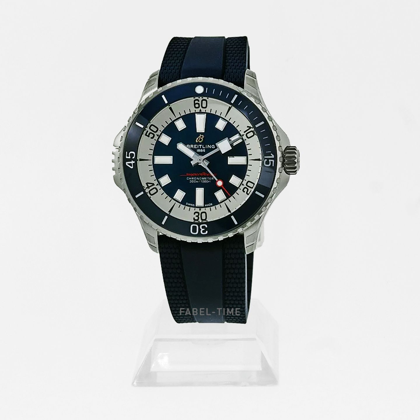 Breitling Superocean A17378E71C1S1 (2024) - Blauw wijzerplaat 46mm Staal (1/1)