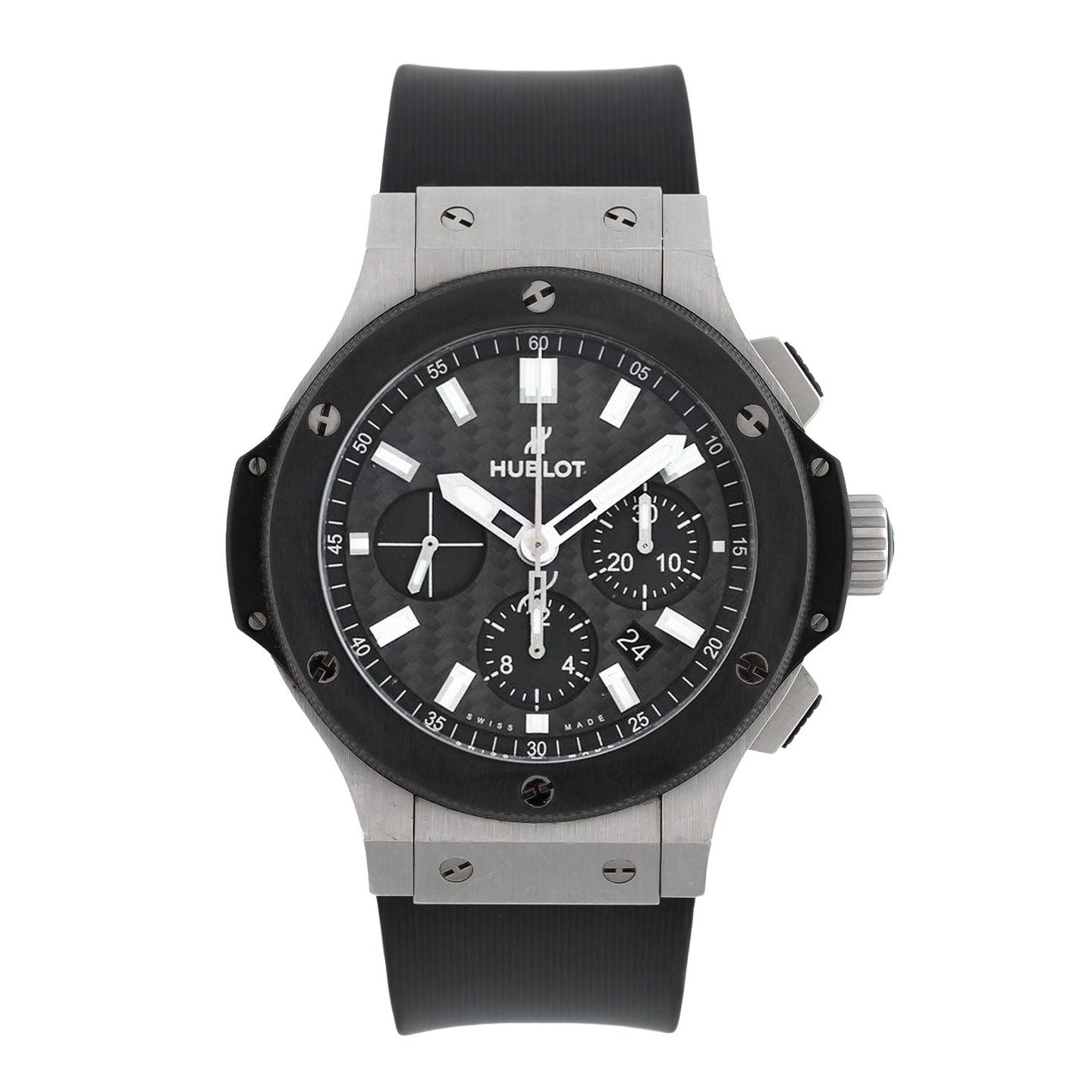 Hublot Big Bang 44 mm 301.SM.1770.RX (Unknown (random serial)) - Black dial 45 mm Steel case (1/6)