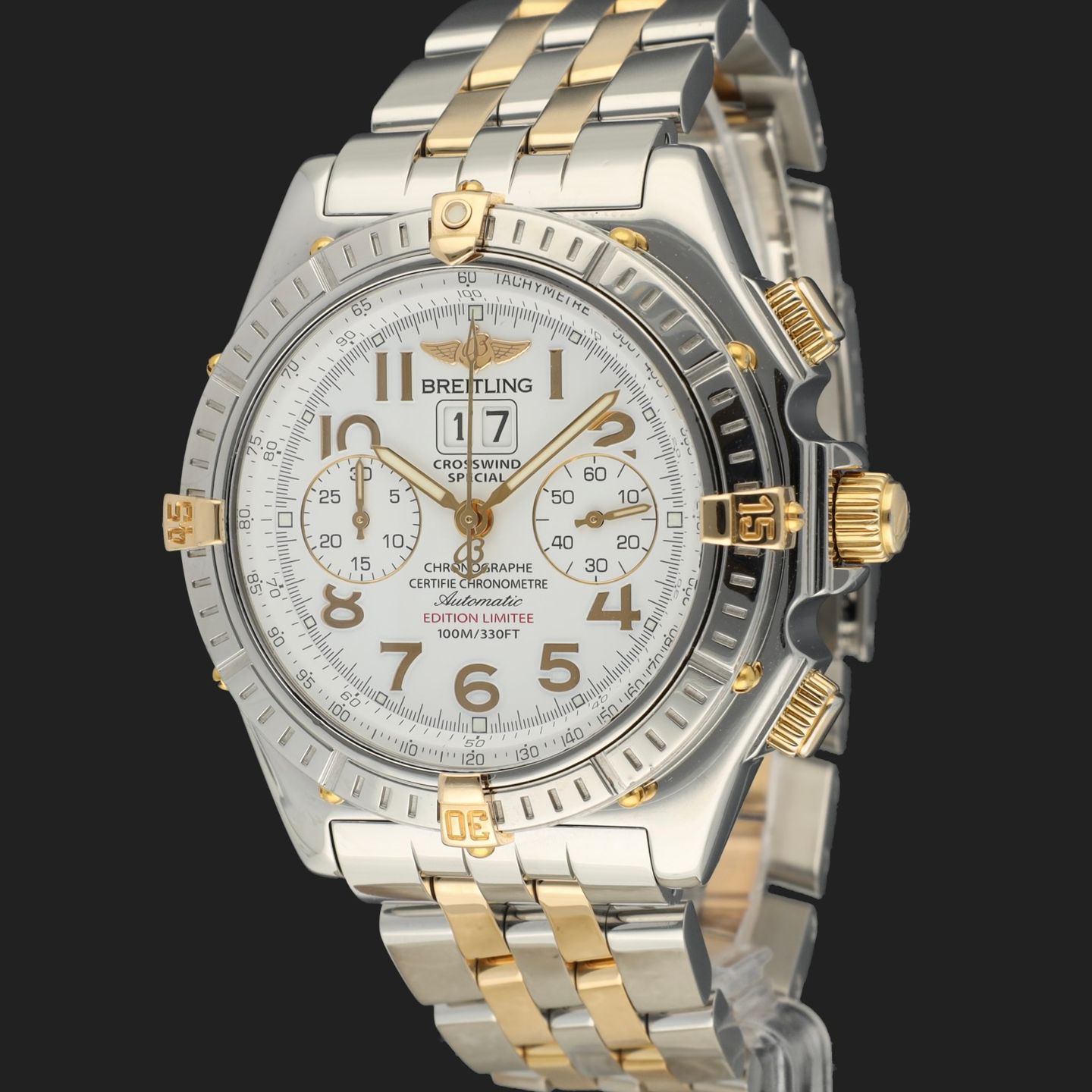 Breitling Crosswind Special B44356 (2003) - White dial 44 mm Steel case (1/8)