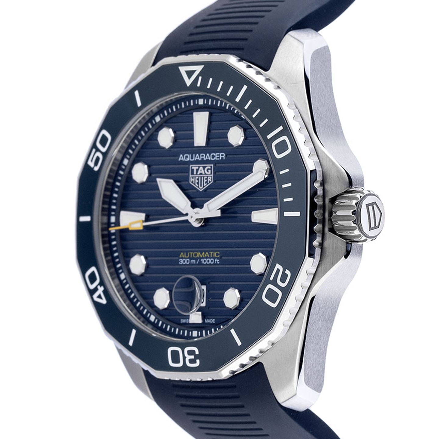 TAG Heuer Aquaracer 300M WBP201B.FT6198 (2025) - Blauw wijzerplaat 43mm Staal (4/7)