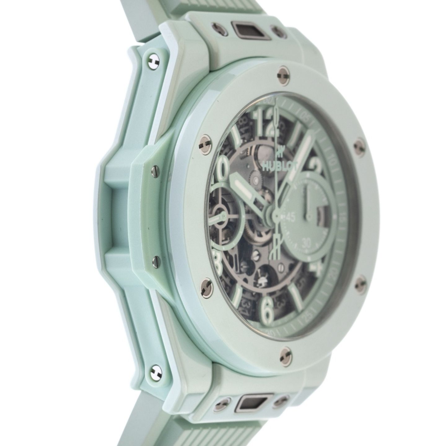 Hublot Big Bang Unico 441.GS.5221.RX (2025) - Green dial 42 mm Ceramic case (5/7)