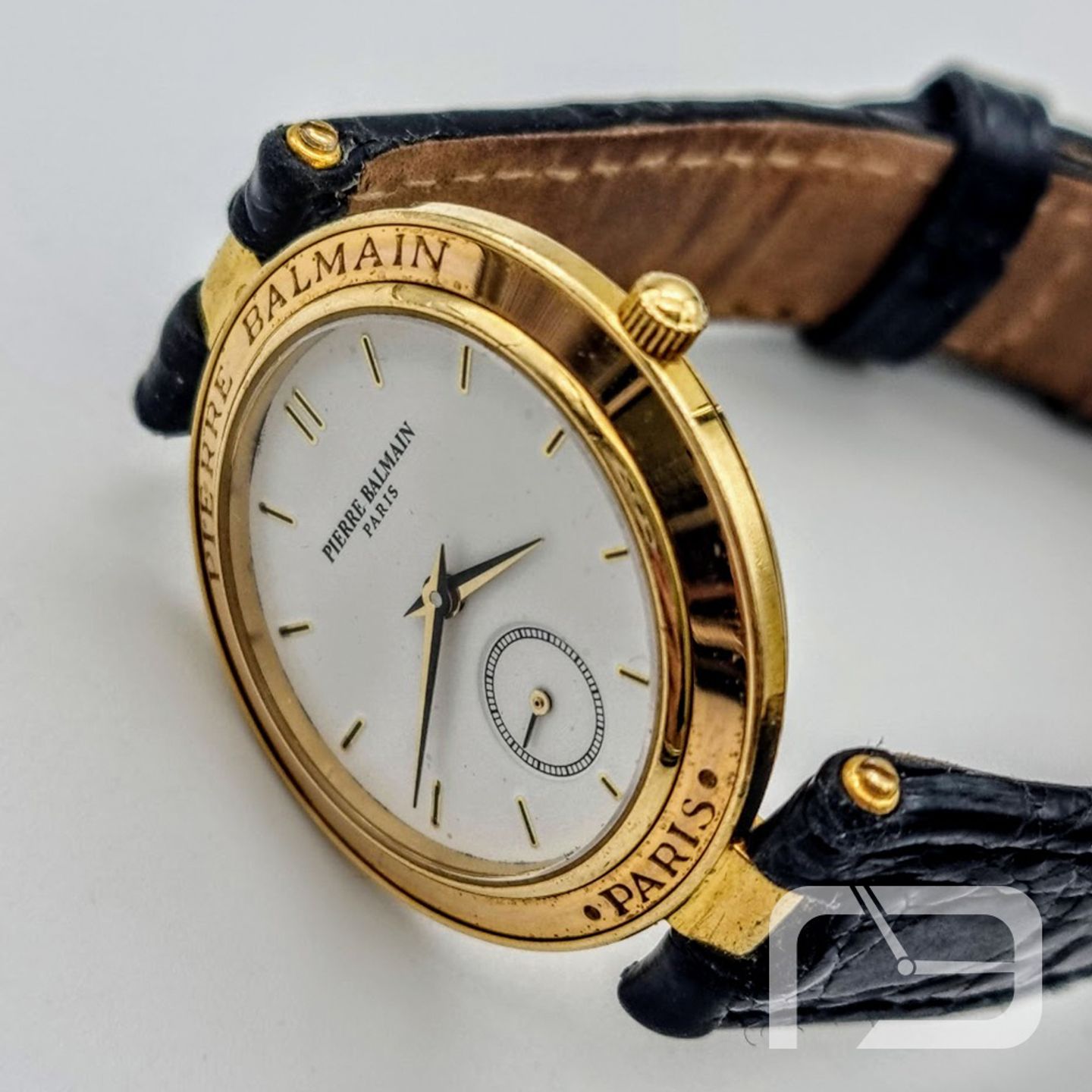 Balmain Unknown 700187 (Unknown (random serial)) - White dial 33 mm Yellow Gold case (6/8)