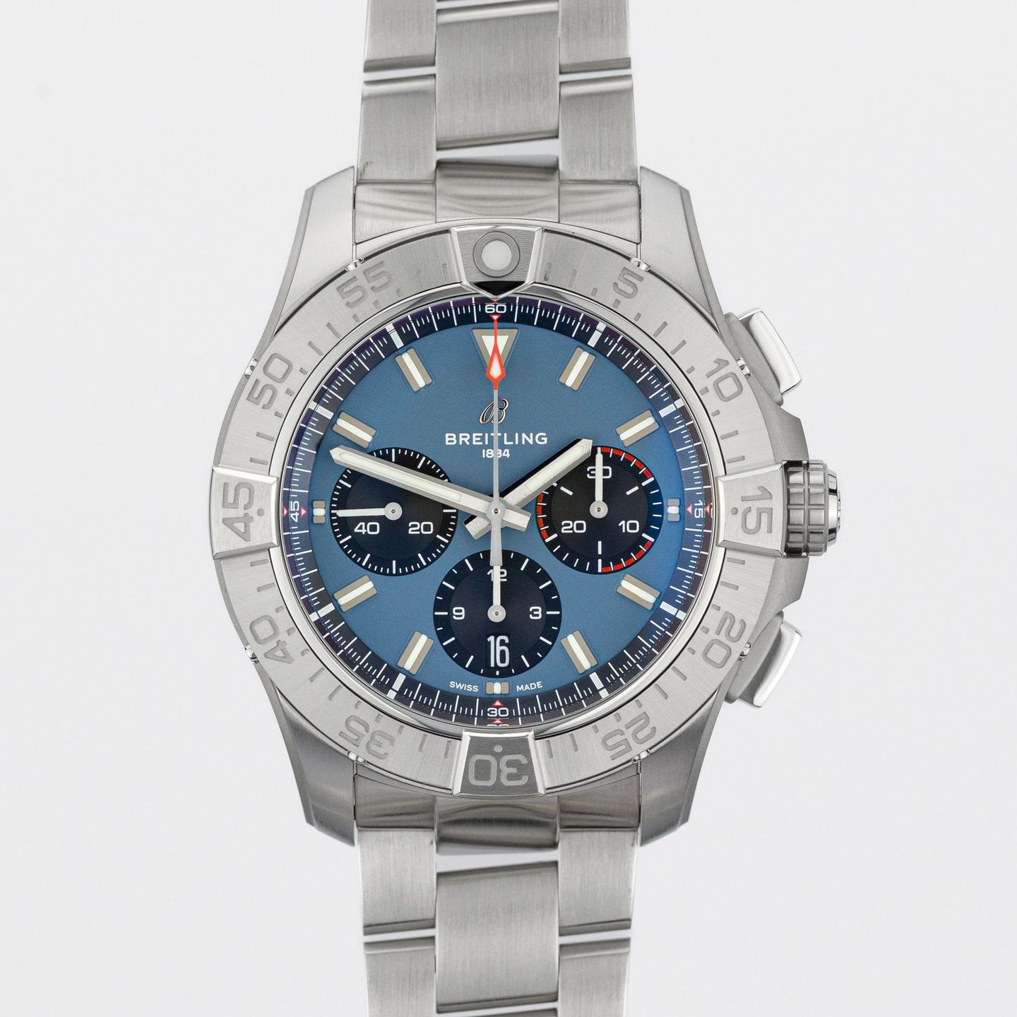 Breitling Avenger AB0147101C1A1 (2024) - Blauw wijzerplaat 44mm Staal (1/8)