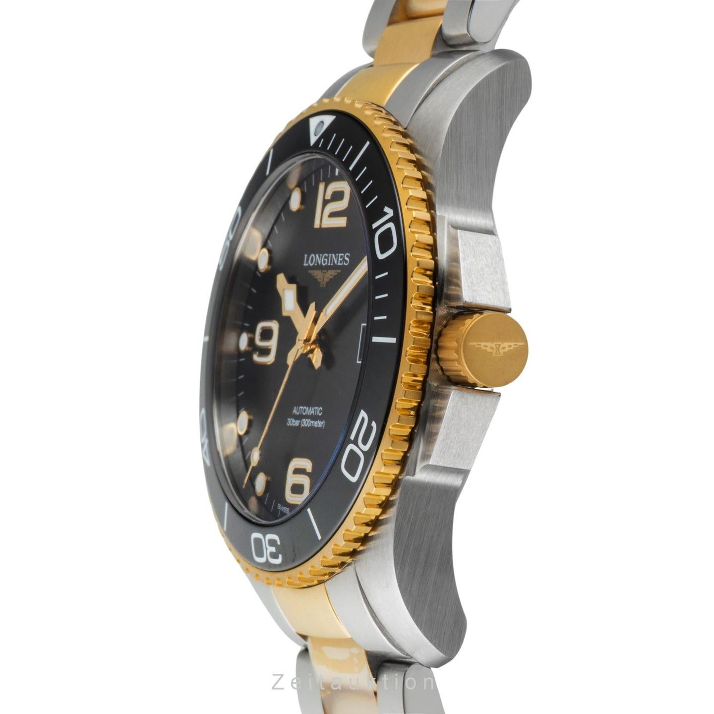 Longines HydroConquest L3.781.3.56.7 (Onbekend (willekeurig serienummer)) - Zwart wijzerplaat 41mm Staal (5/8)